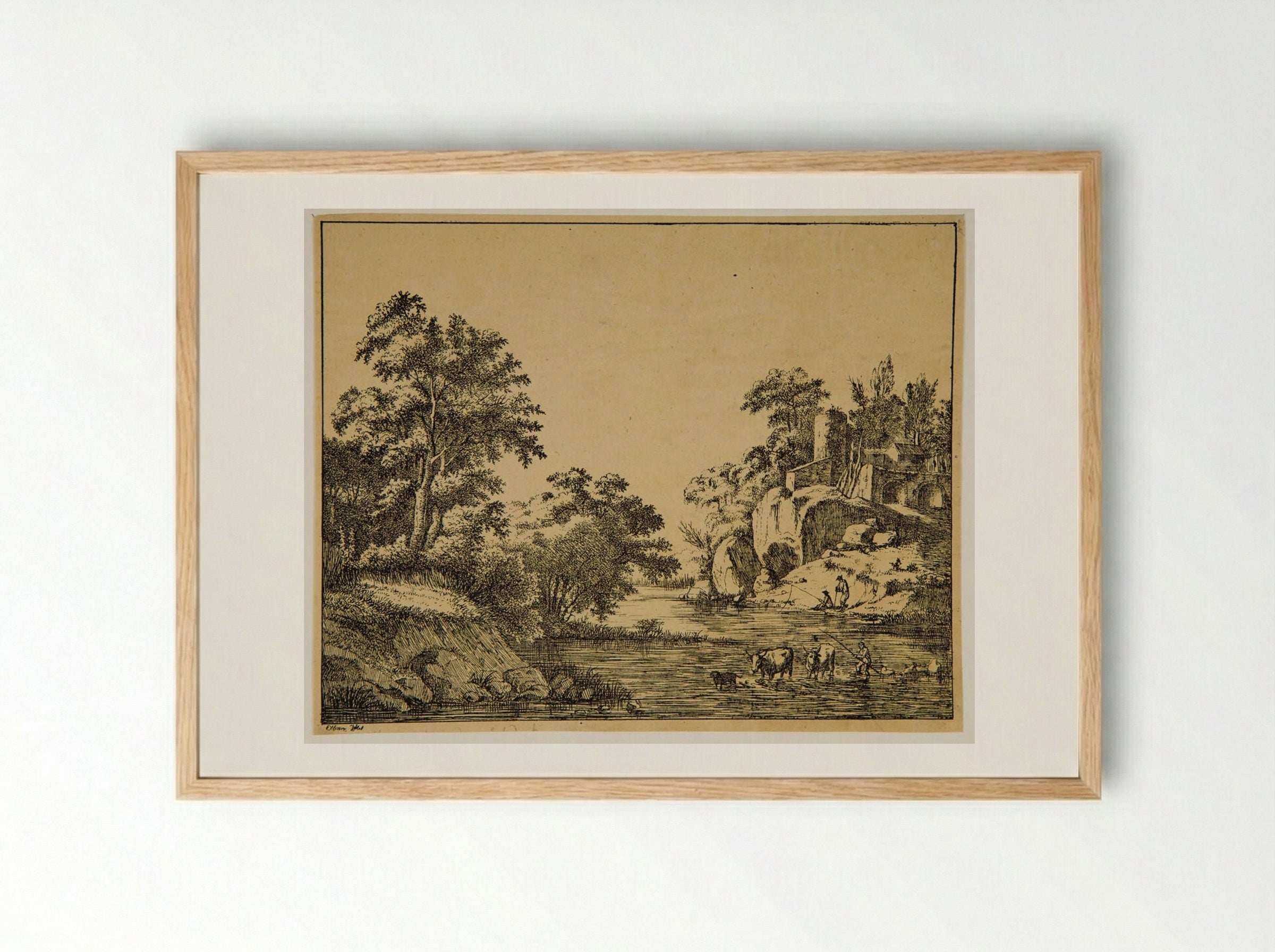 Ford - P. Ellmer - Framed Print Wood