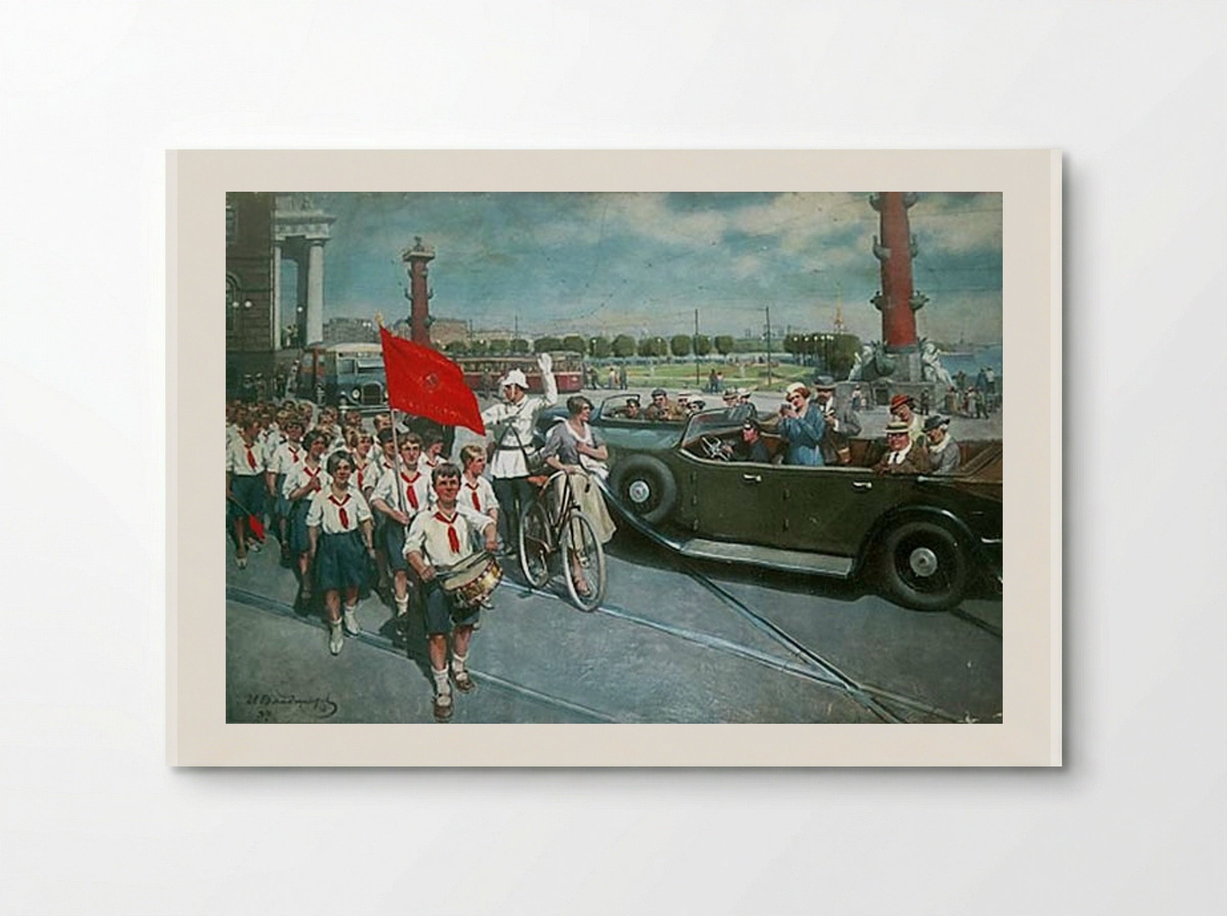 Foreigners in Leningrad - Ivan Vladimirov - Poster