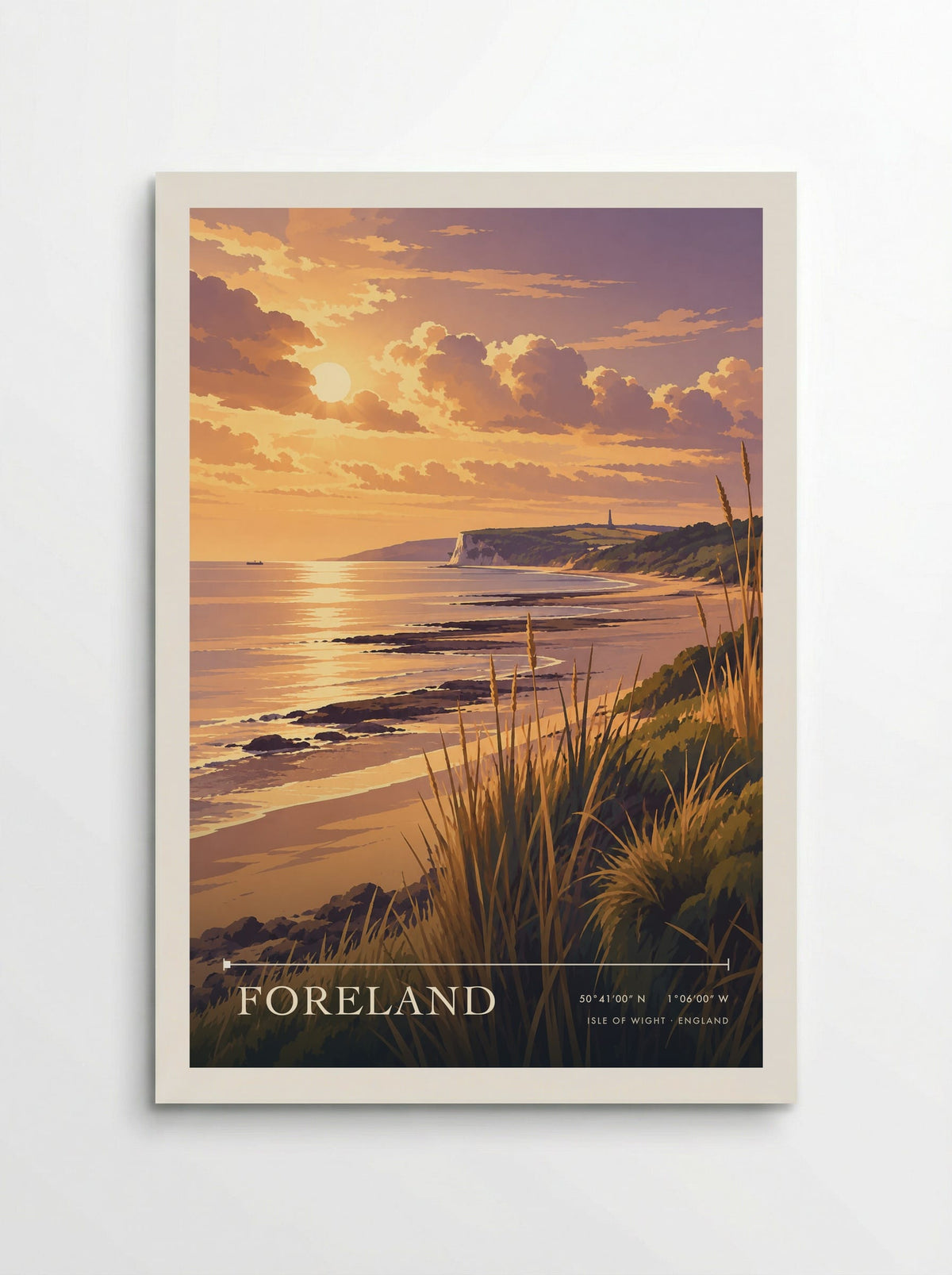 Foreland, Isle of Wight | Travel Poster - Poster