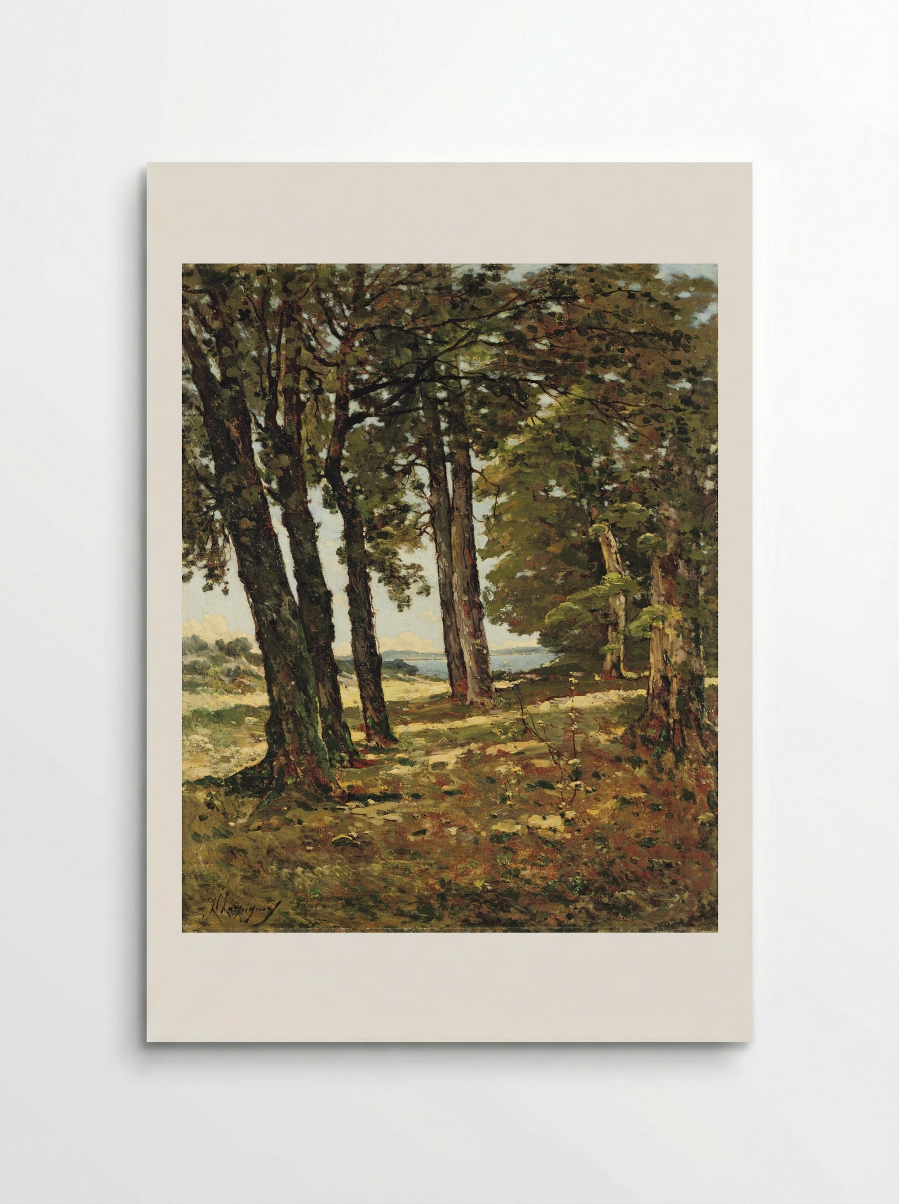 Forest Landscape - Henri-Joseph Harpignies - Poster