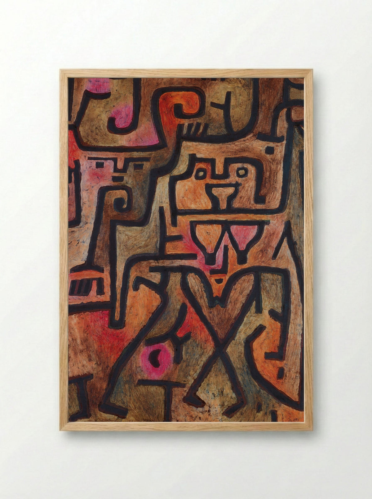 Forest Witch - Paul Klee - Framed Print Wood