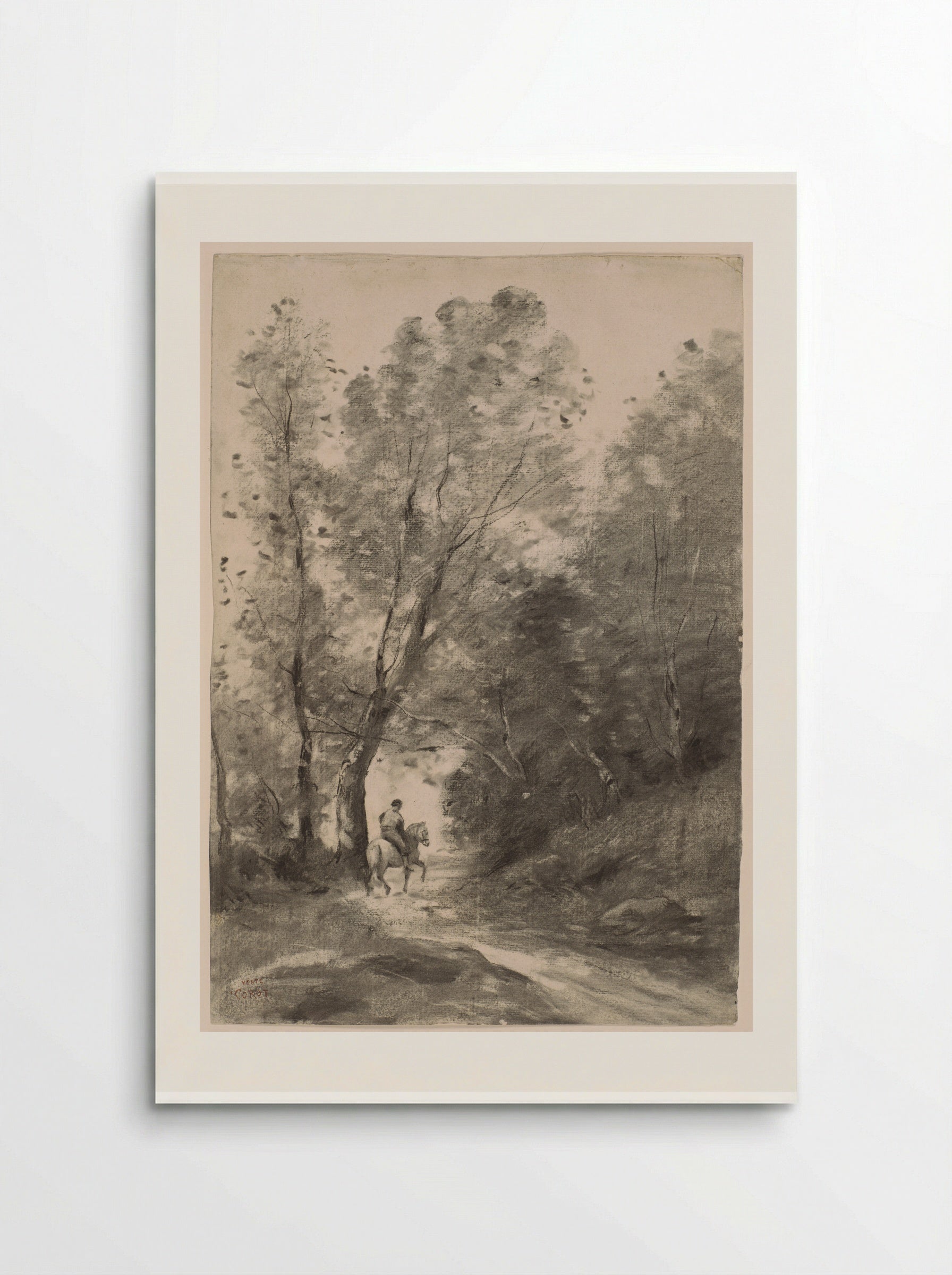 Forest of Coubron - Jean-Baptiste-Camille Corot - Poster