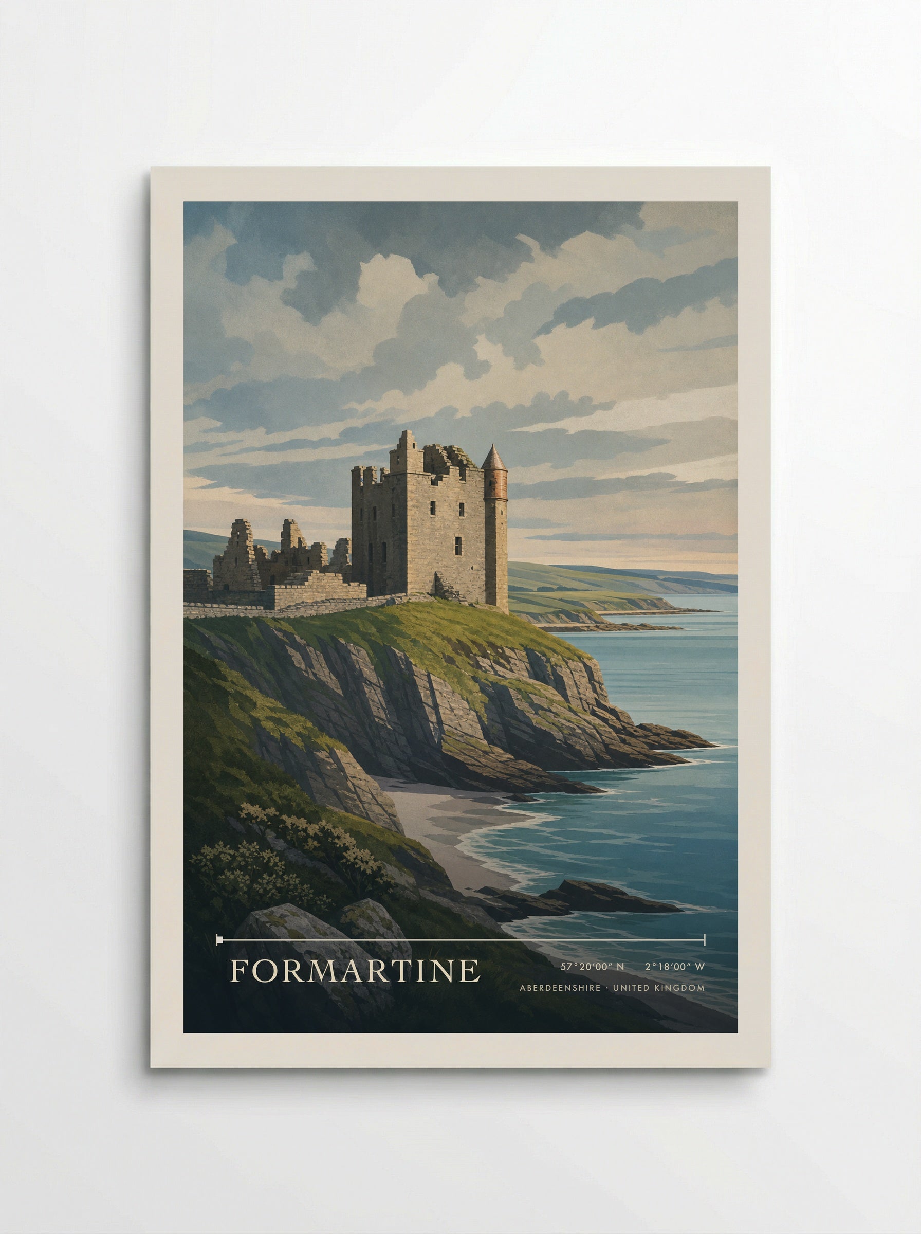 Formartine Aberdeenshire United Kingdom Travel Poster - Poster
