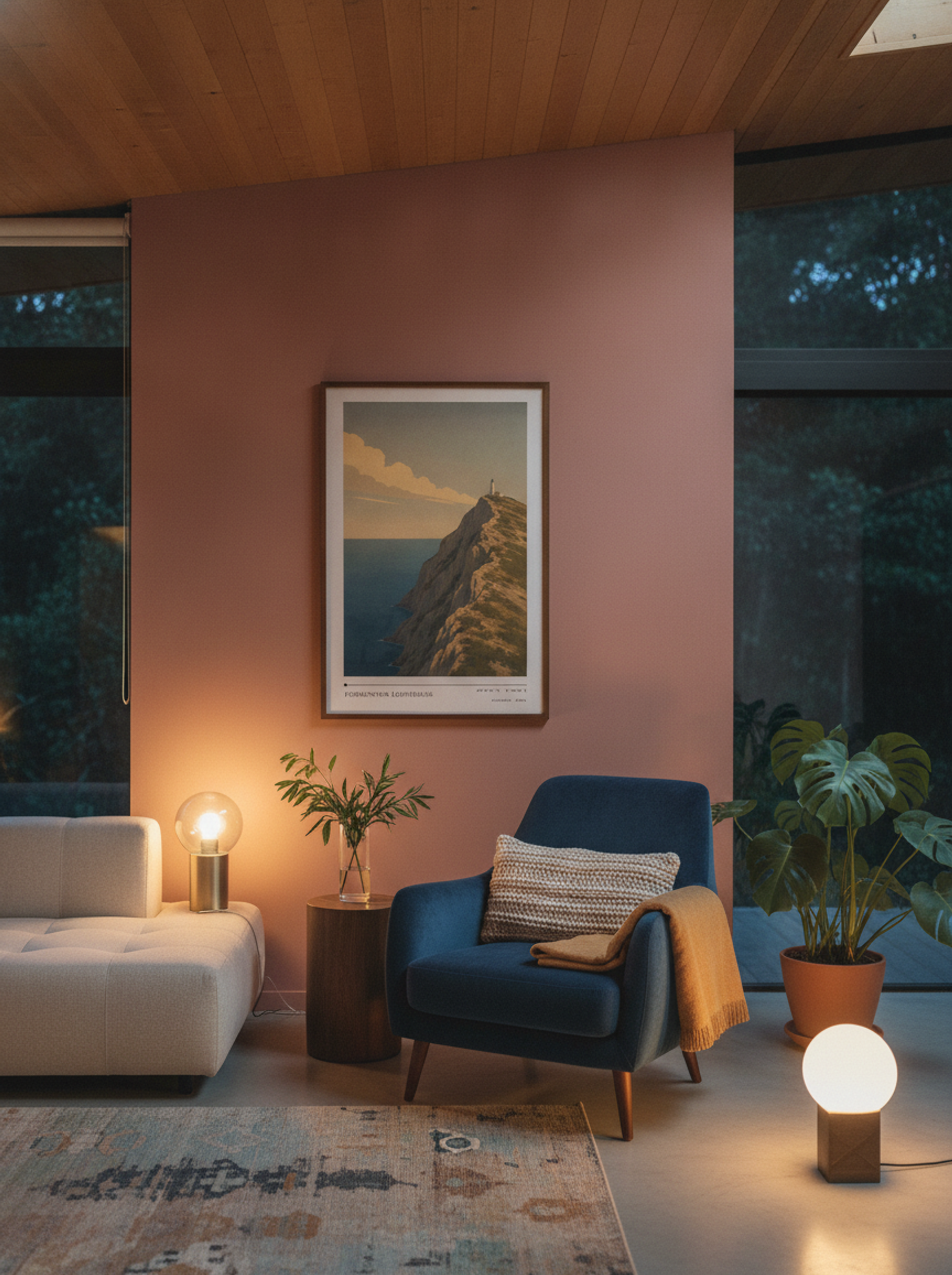 Formentor Lighthouse Travel Poster Artwork - Lifestyle