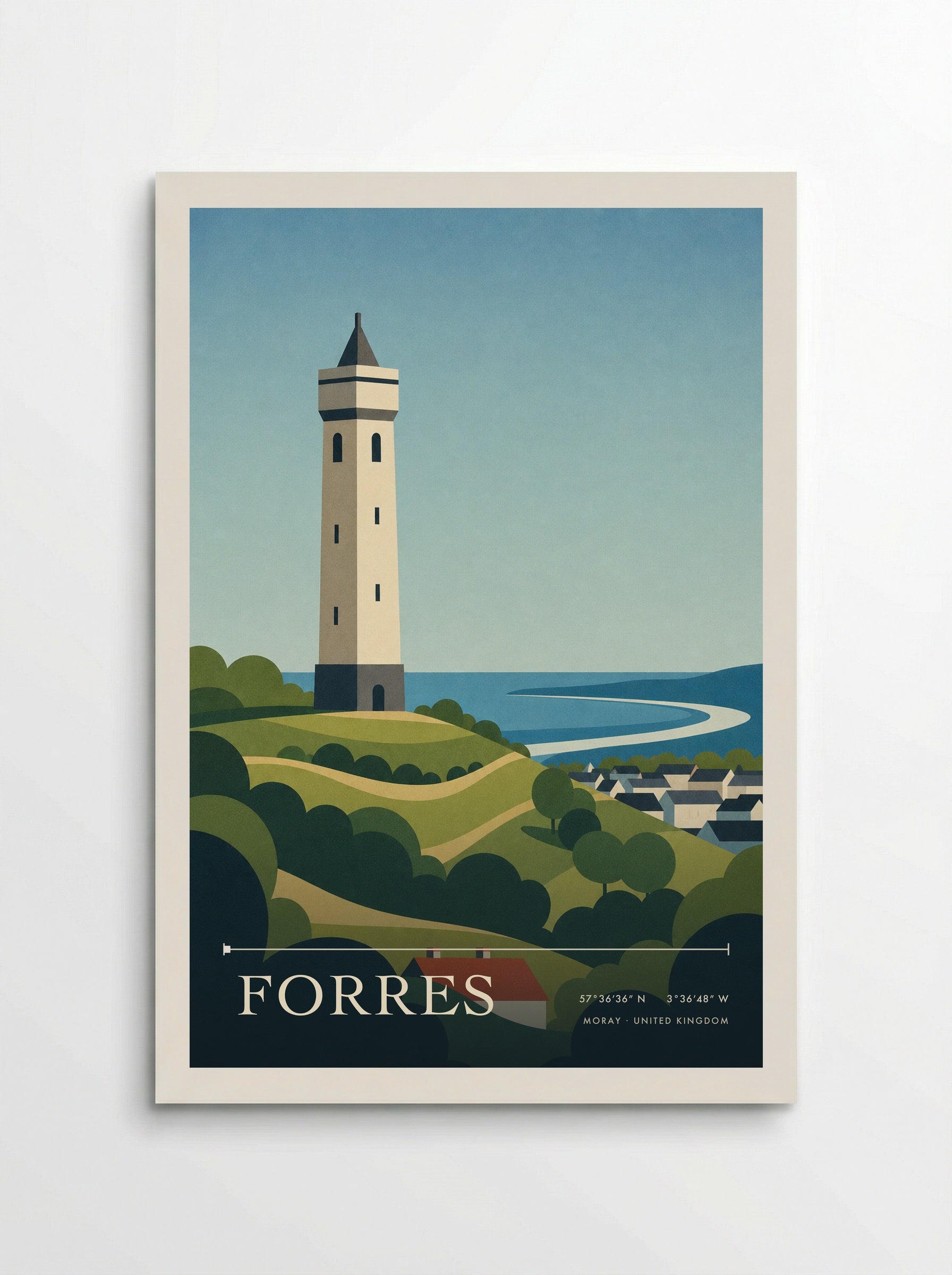 Forres Moray United Kingdom Travel Poster - Poster