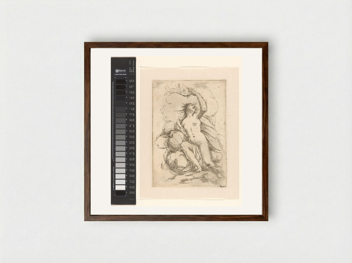 Fortuna - Giuseppe Diamantini - Framed Print Dark Wood