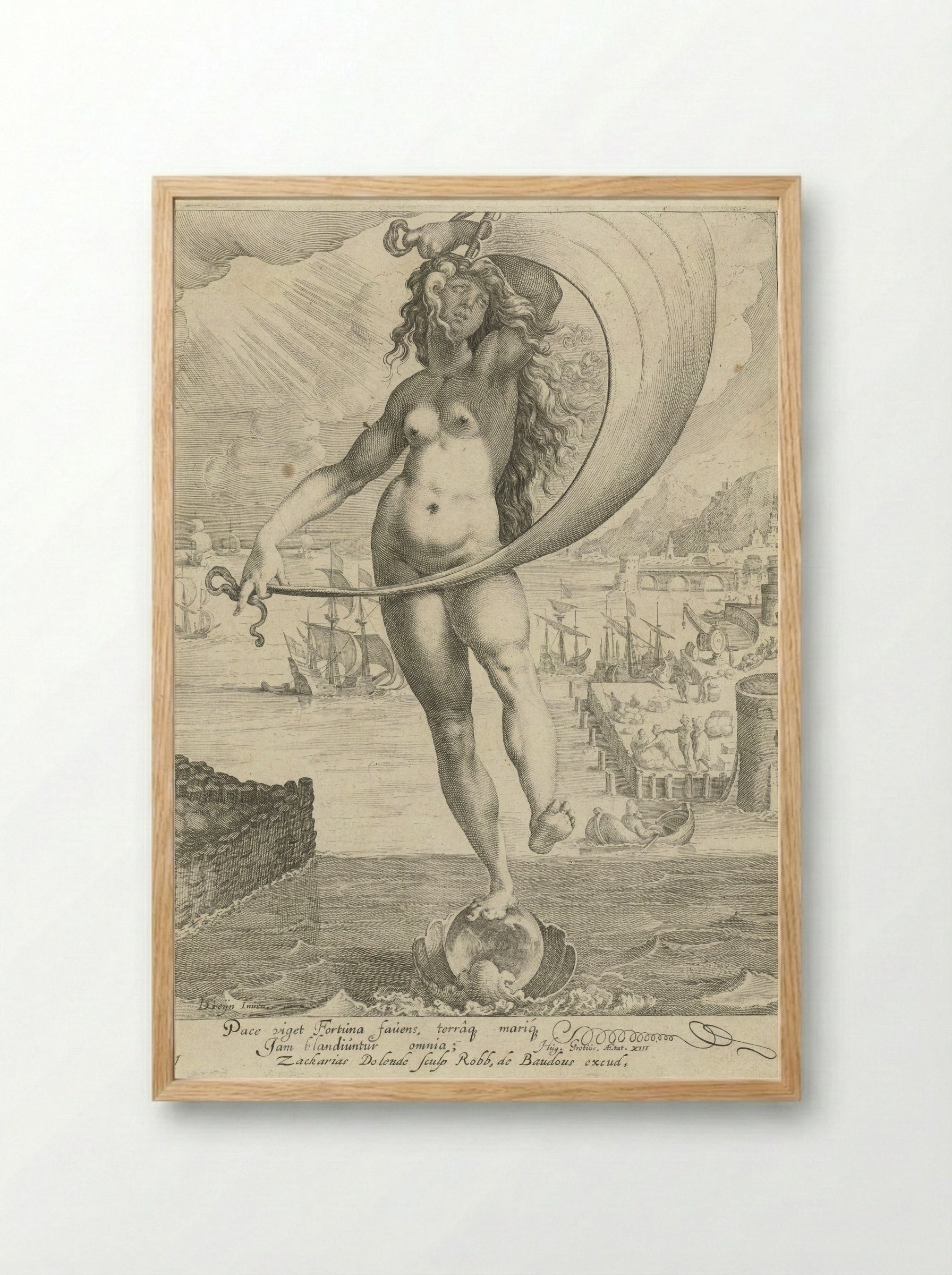 Fortuna - Zacharias Dolendo - Framed Print Wood