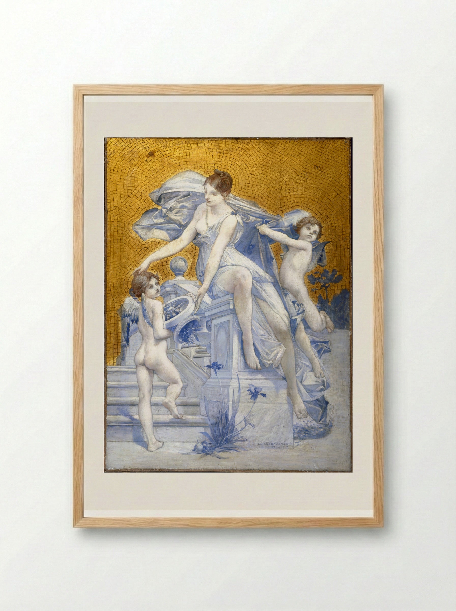 Fortune - Luc-Olivier Merson - Framed Print Wood