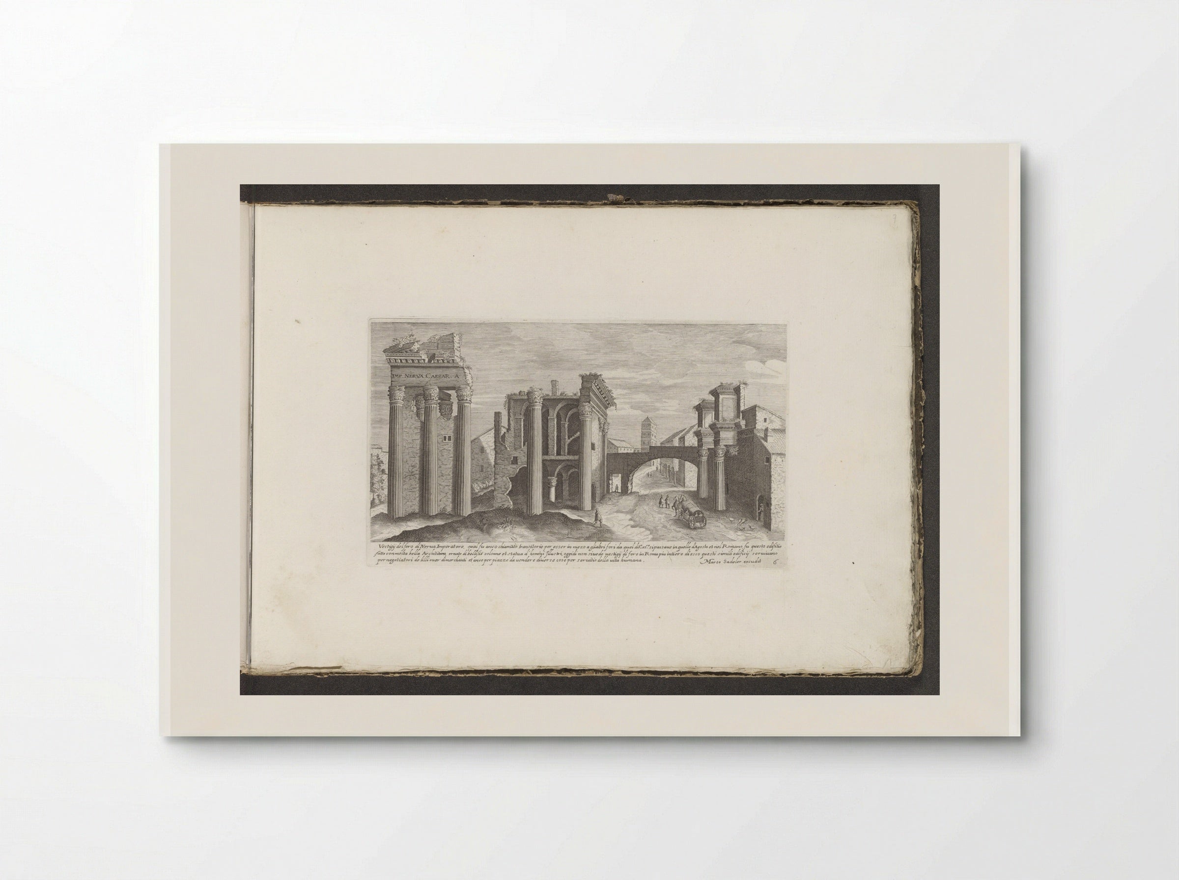 Forum van Nerva - Giovanni Giacomo de' Rossi - Poster