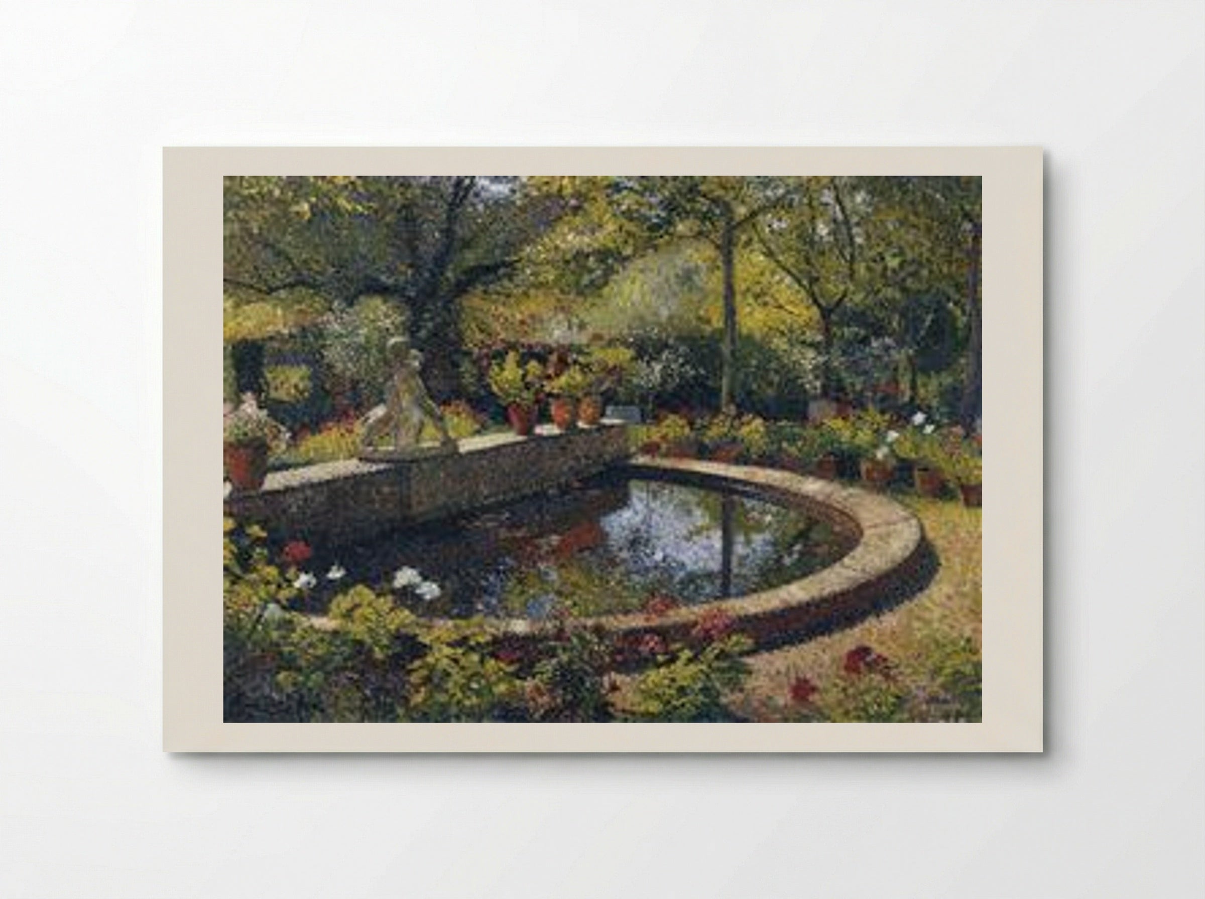 Fountain in My Garden - Henri Martin - Poster
