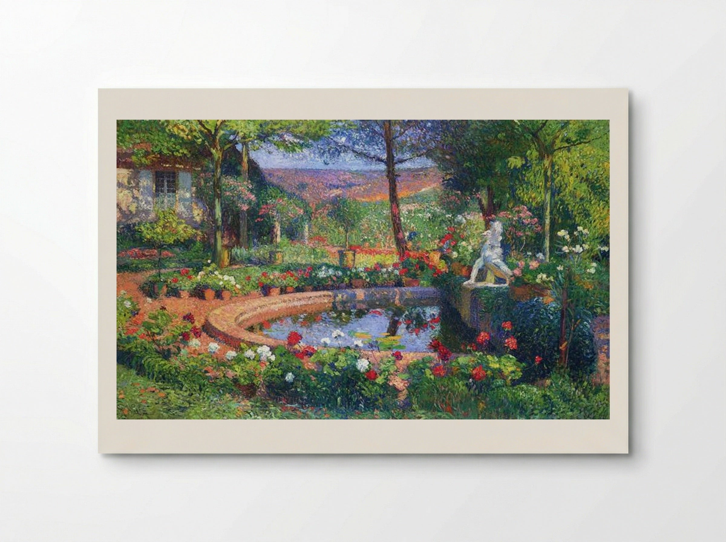Fountain in the Park Marquayro - Henri Martin - Poster