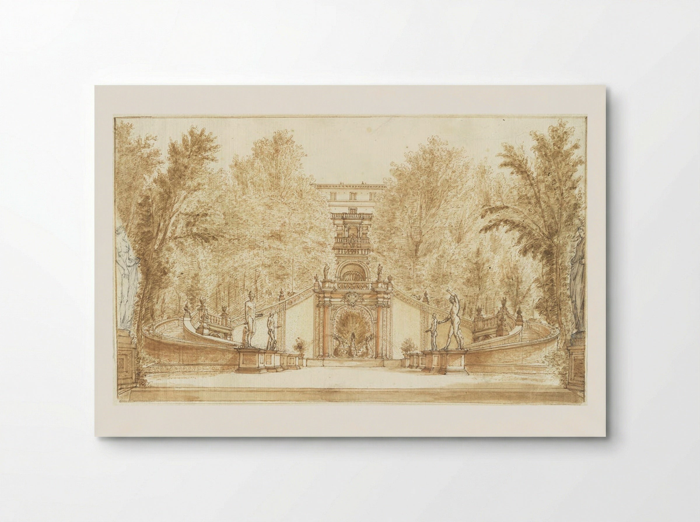 Fountain of the Dragons, Villa d'Este, Tivoli - Israël Silvestre - Poster