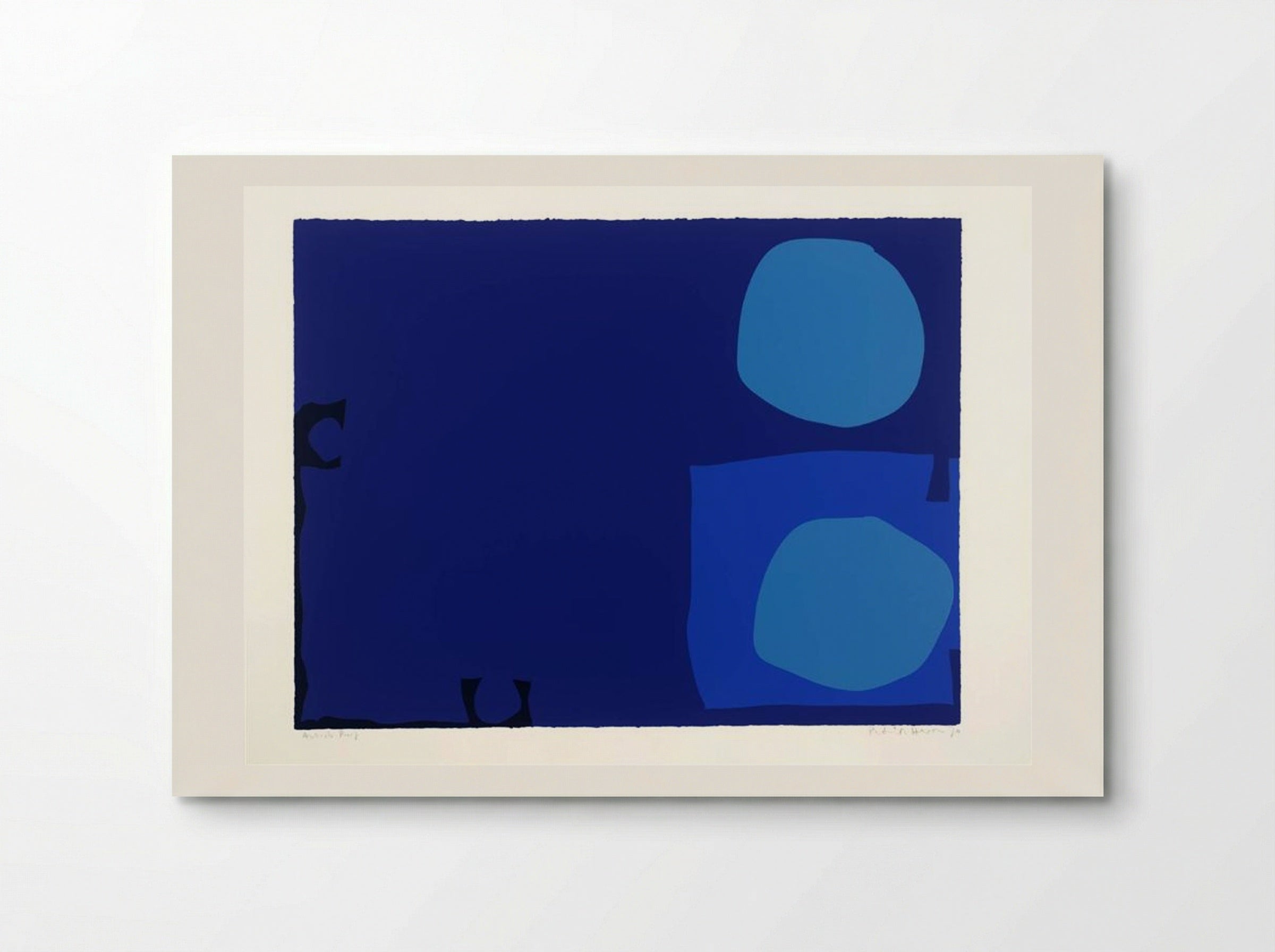 Four Blues Two Discs - Patrick Heron - Poster