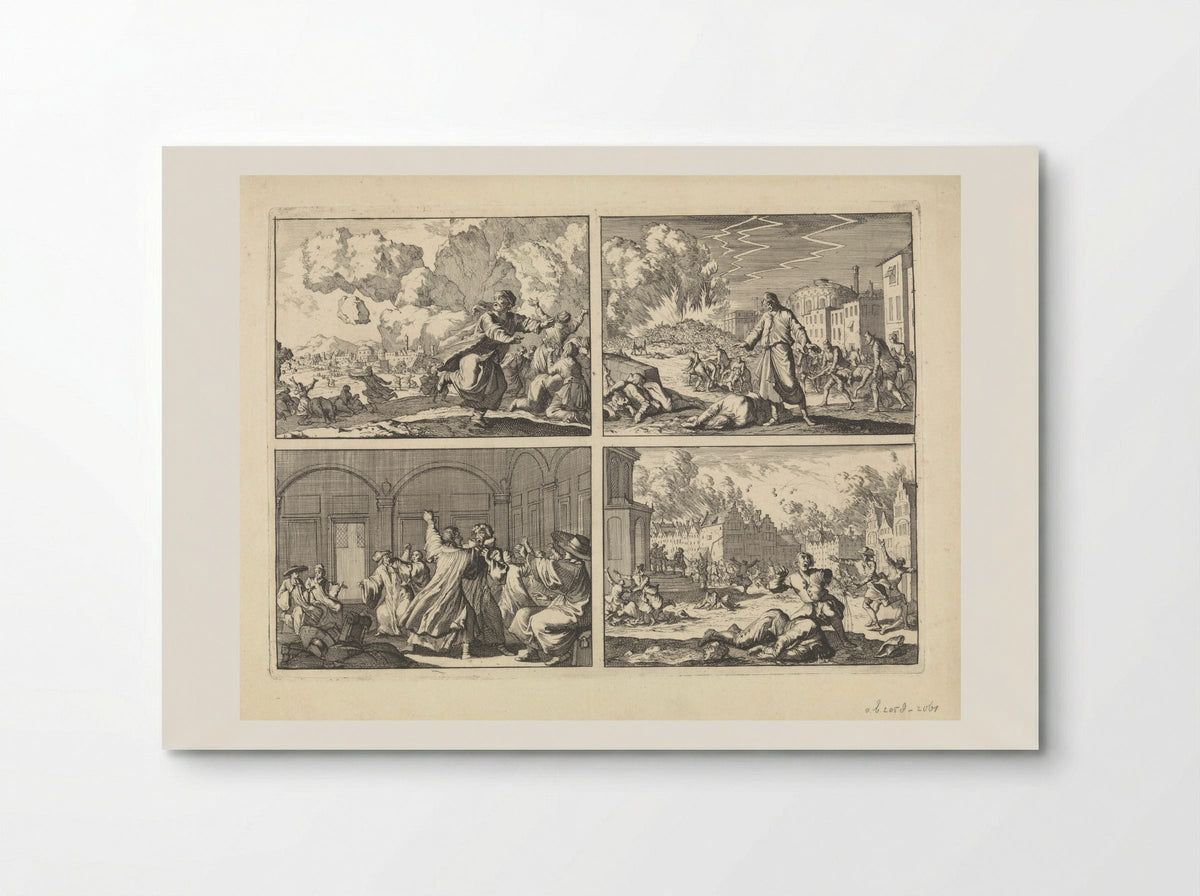 Four Historical Scenes - Caspar Luyken - Poster