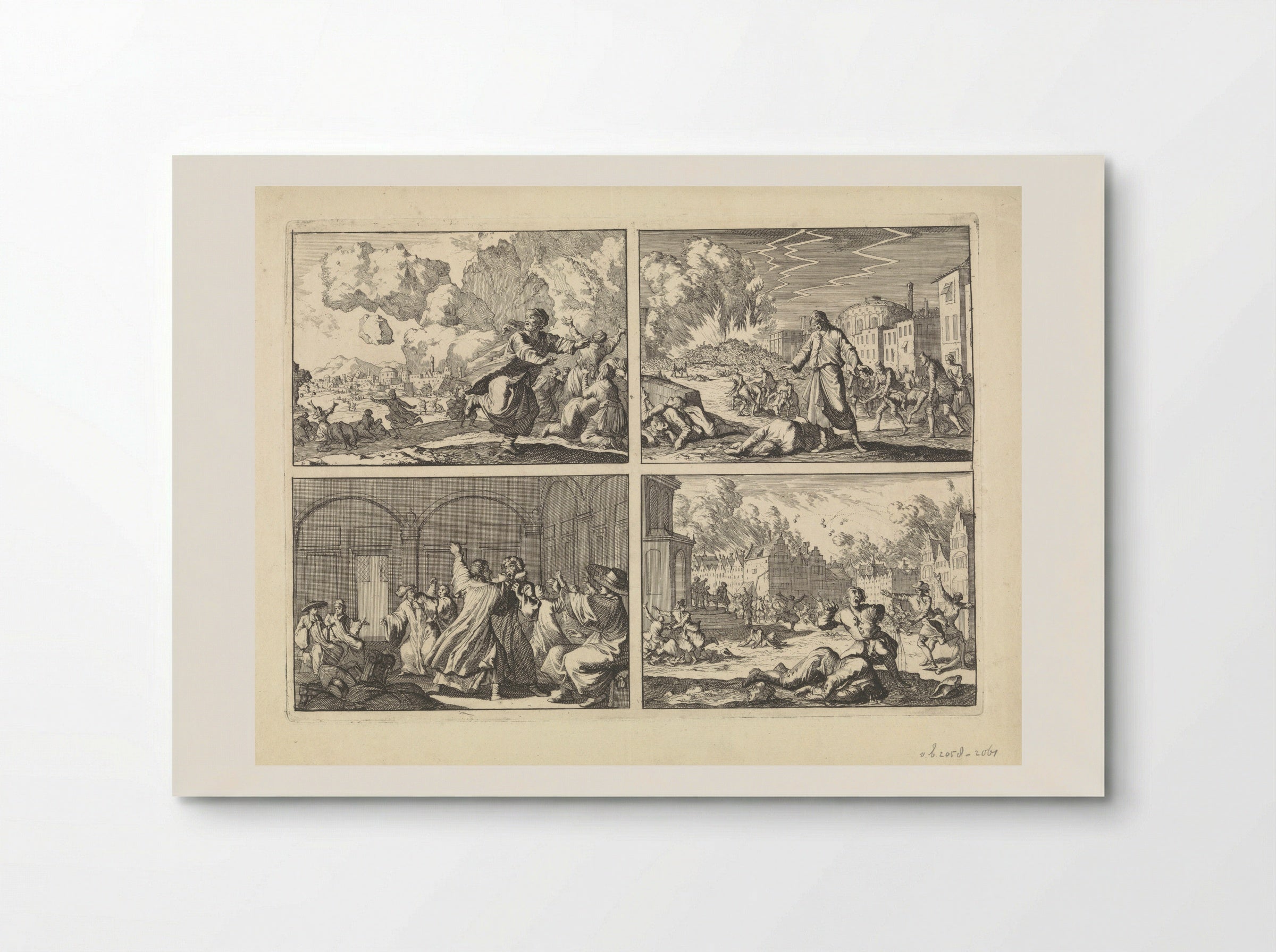 Four Historical Scenes - Caspar Luyken - Poster