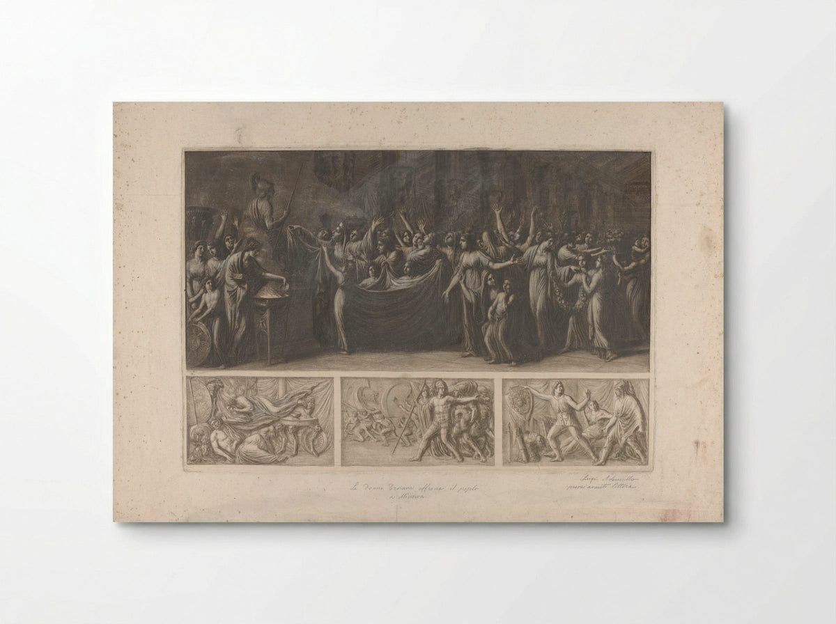 Four Scenes from the Trojan War - Luigi Ademollo - Poster