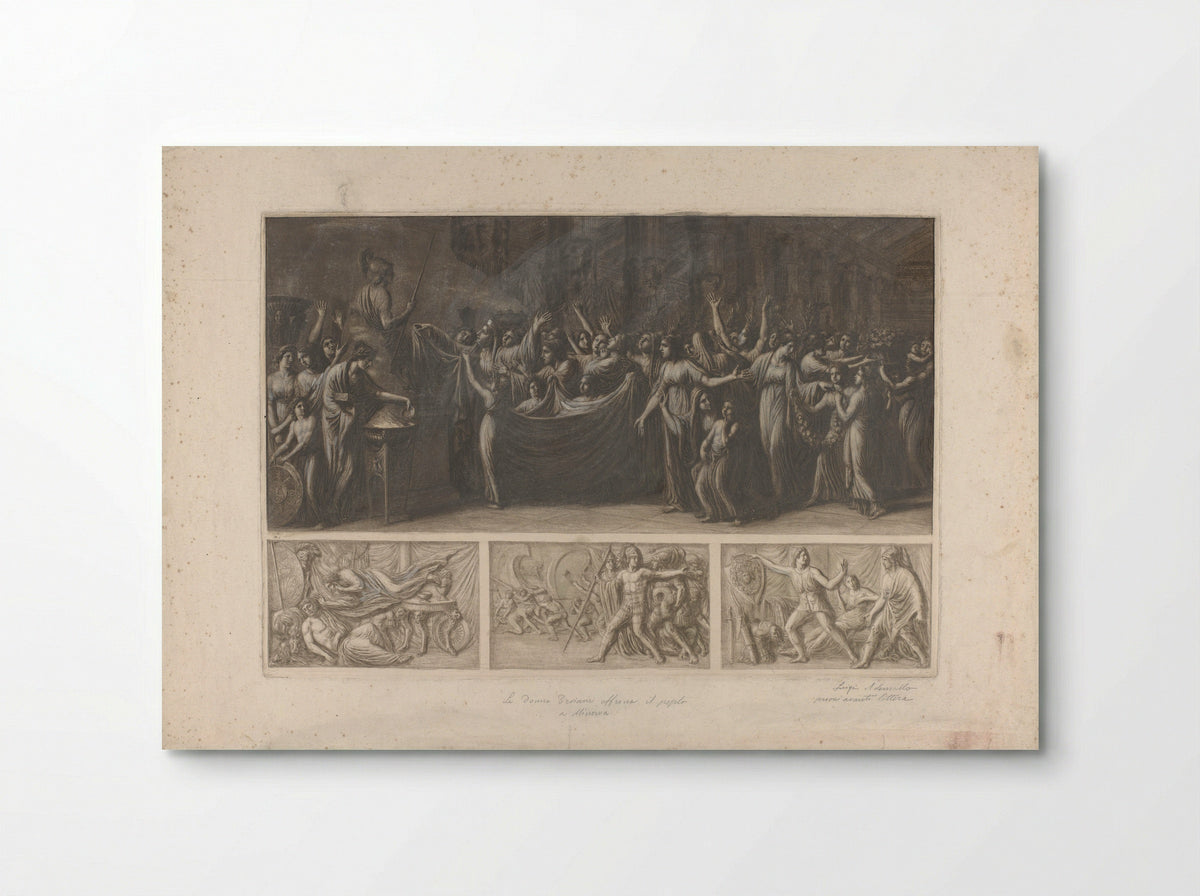 Four Scenes from the Trojan War - Luigi Ademollo - Poster
