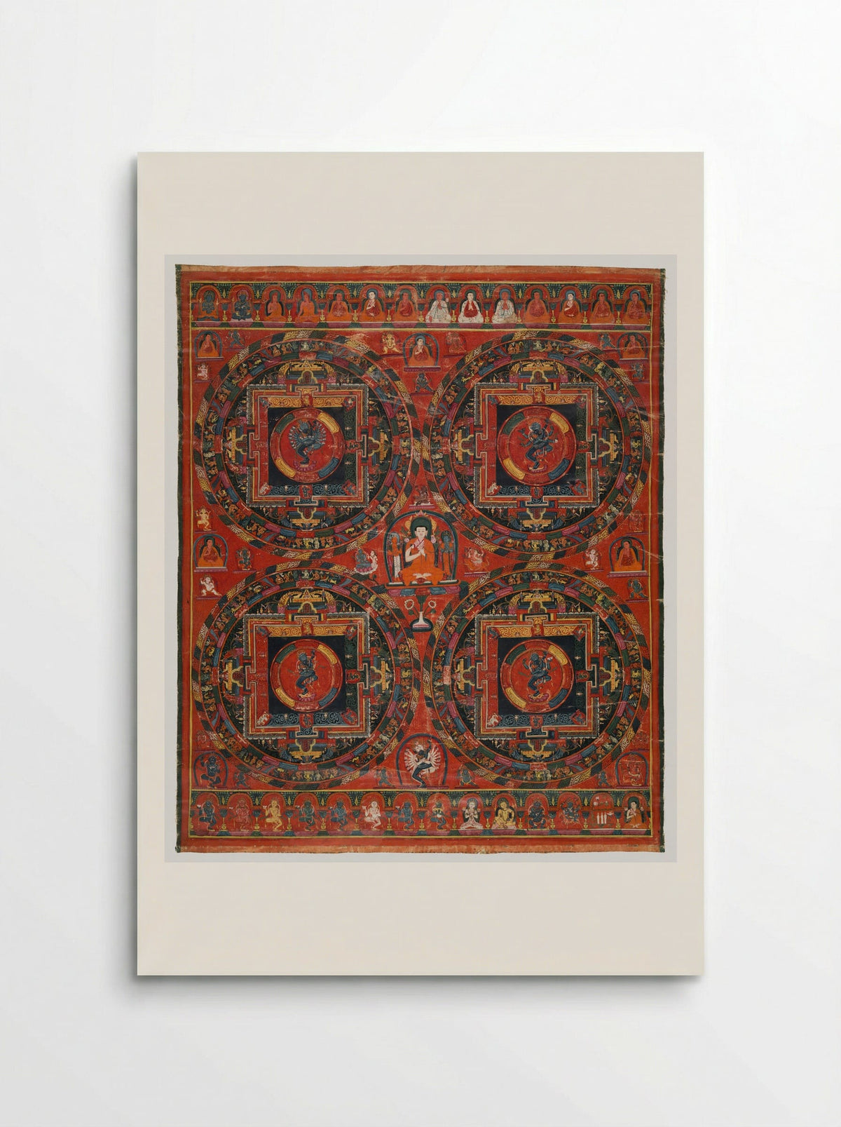 Four-circle Hevajra Mandala - Unknown Artist - Poster