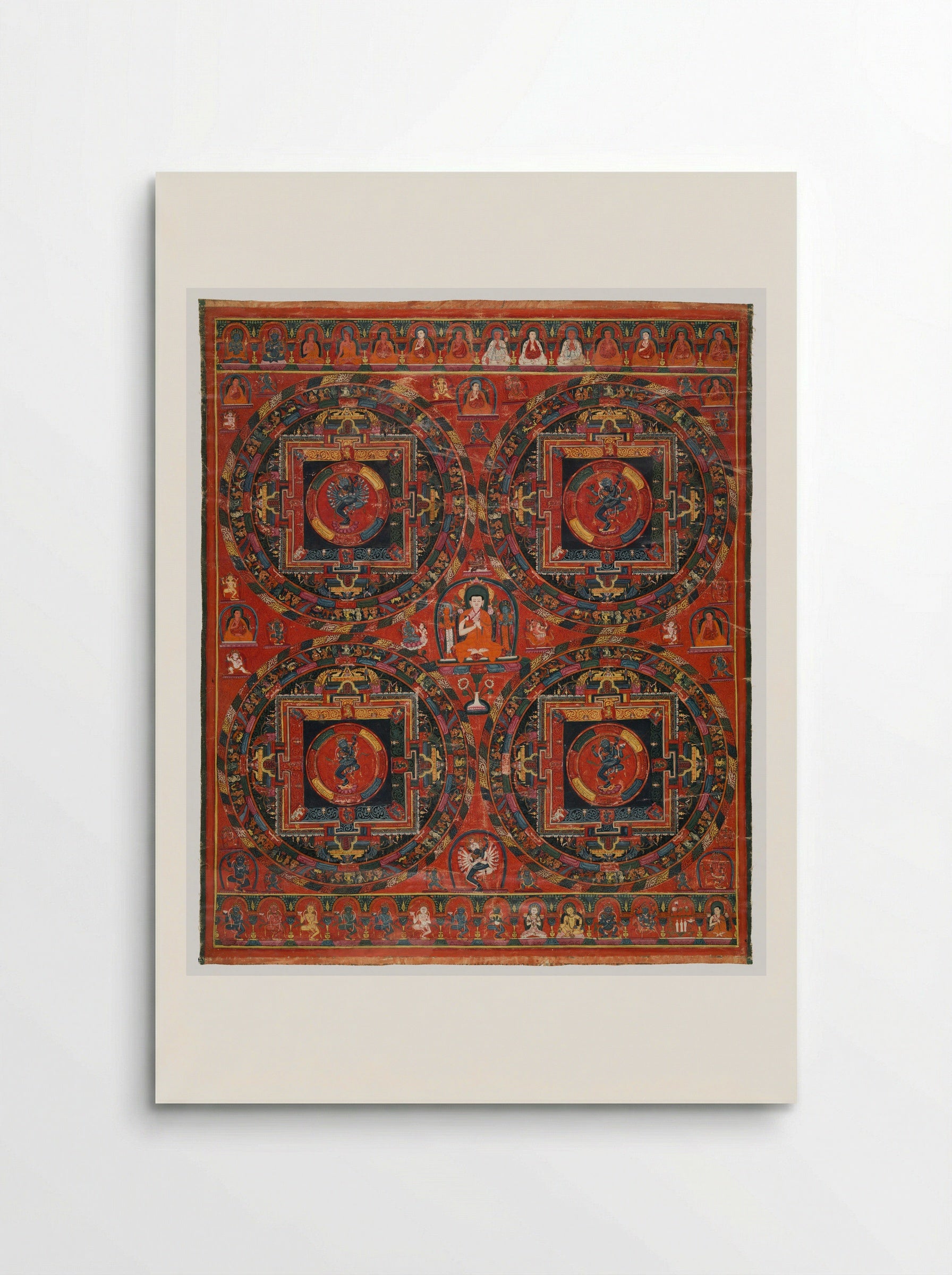 Four-circle Hevajra Mandala - Unknown Artist - Poster