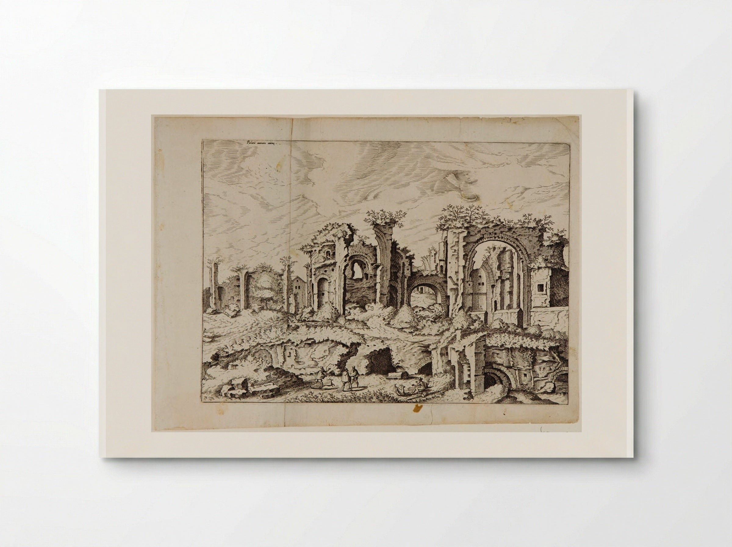 Fourth View of Ruins on the Palatine - Hieronymus Cock - Poster