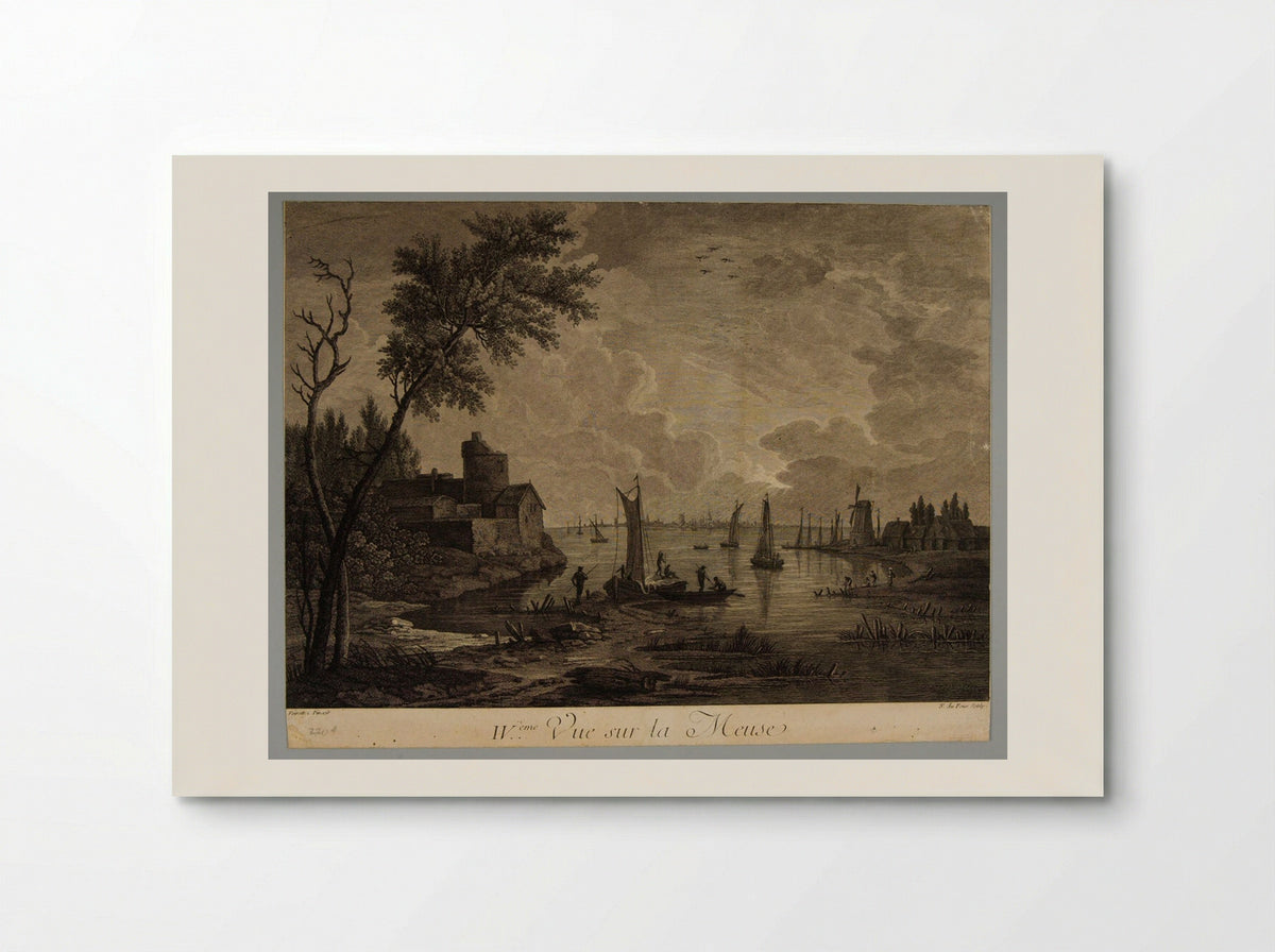 Fourth View on the Meuse - Charles Nicolas Dufour - Poster