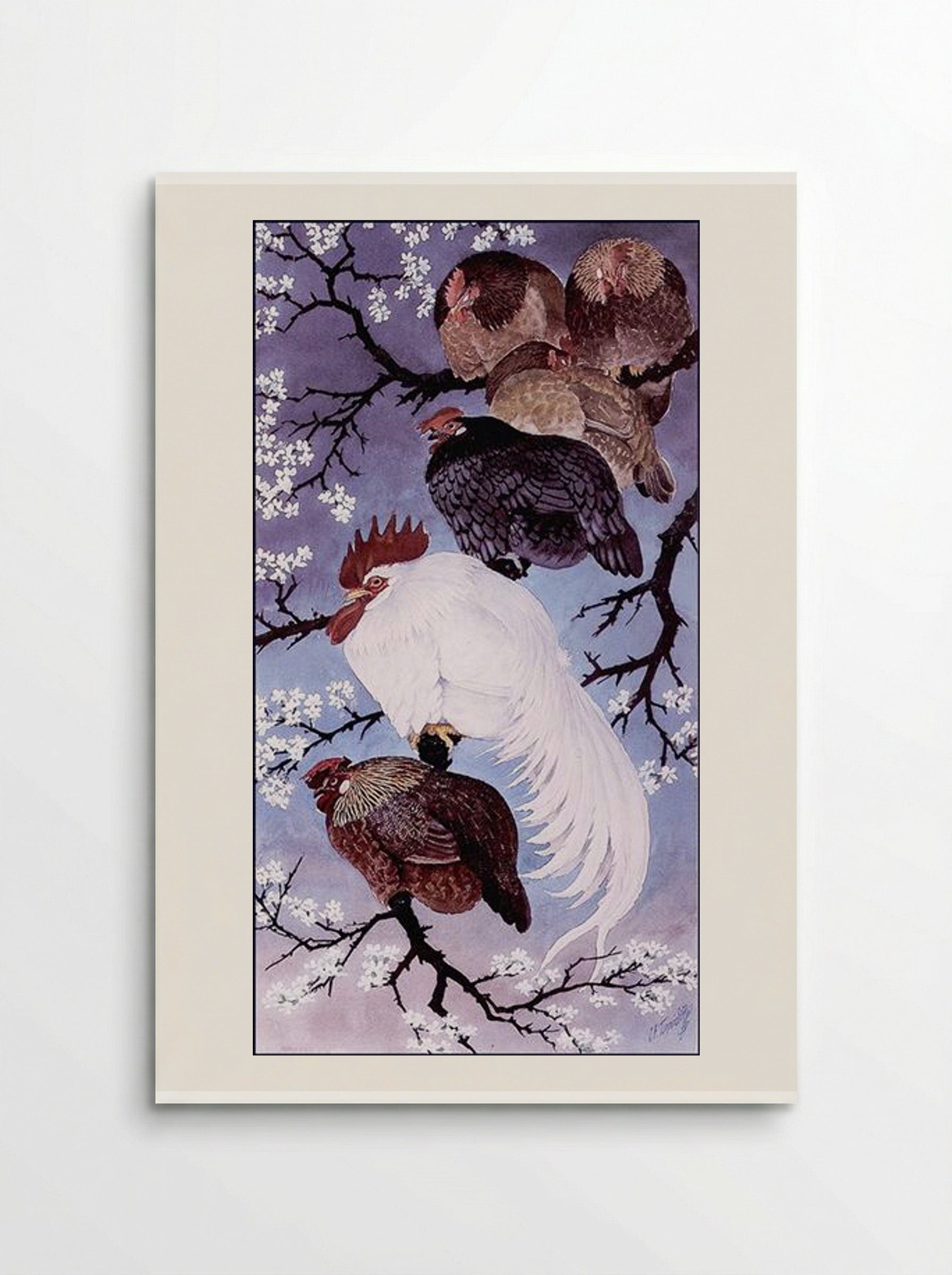 Fowl In A Damson Tree - Charles Tunnicliffe - Poster