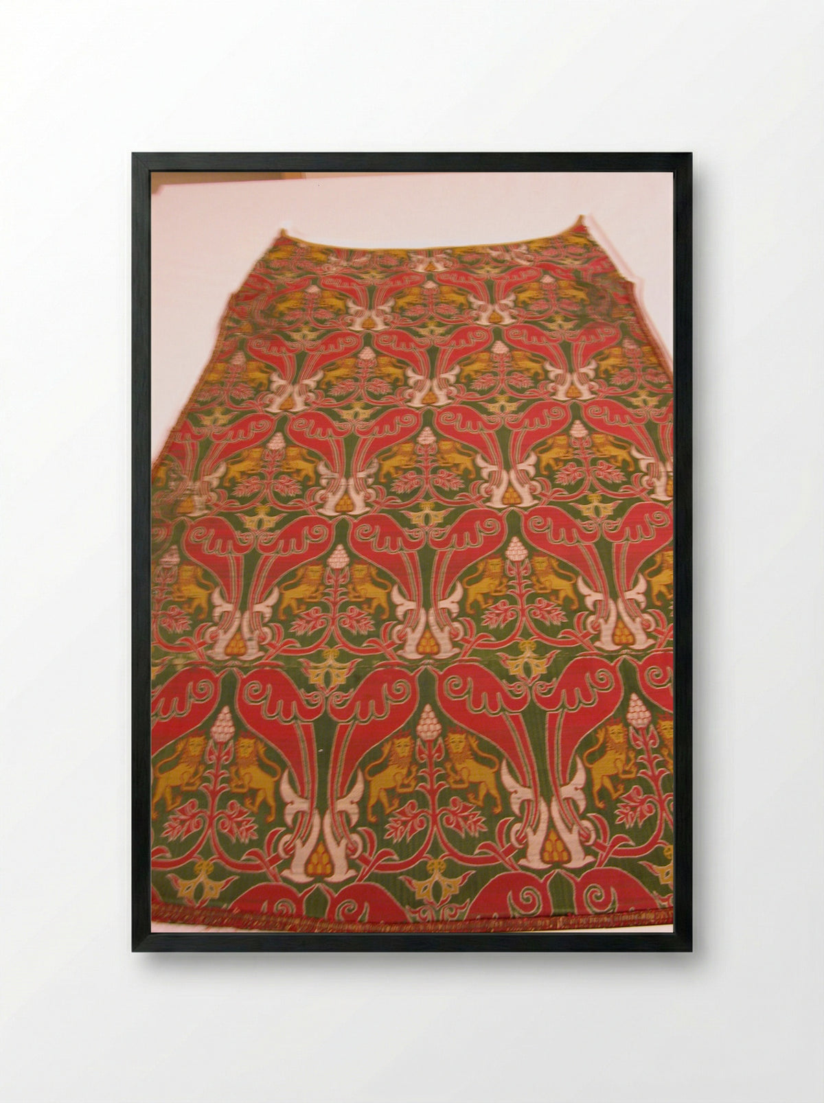 Fragment of Chasuble - Fine Art Print - Framed Print Black