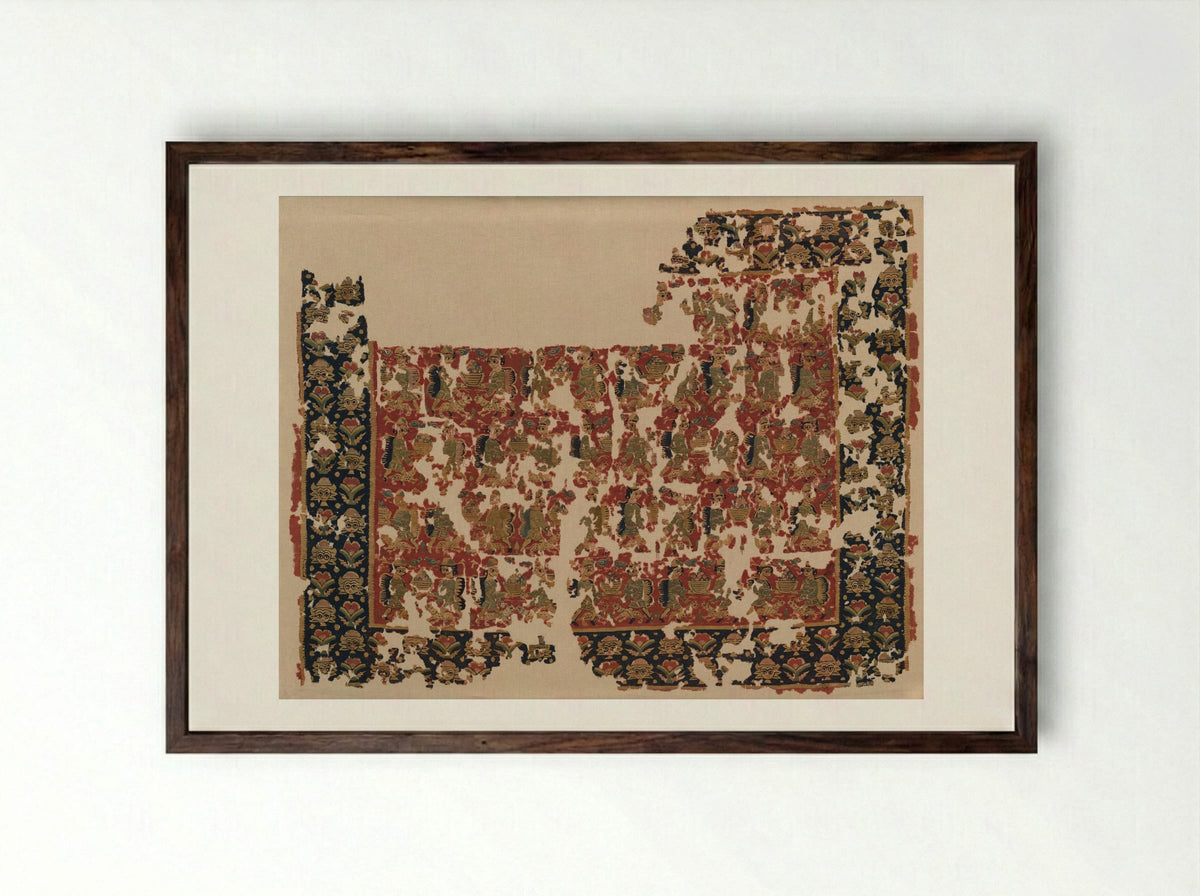 Fragment of Hanging - Fine Art Print - Framed Print Dark Wood