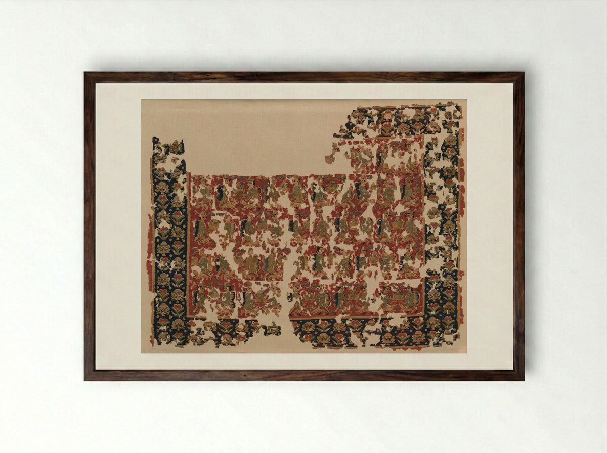 Fragment of Hanging - Fine Art Print - Framed Print Dark Wood
