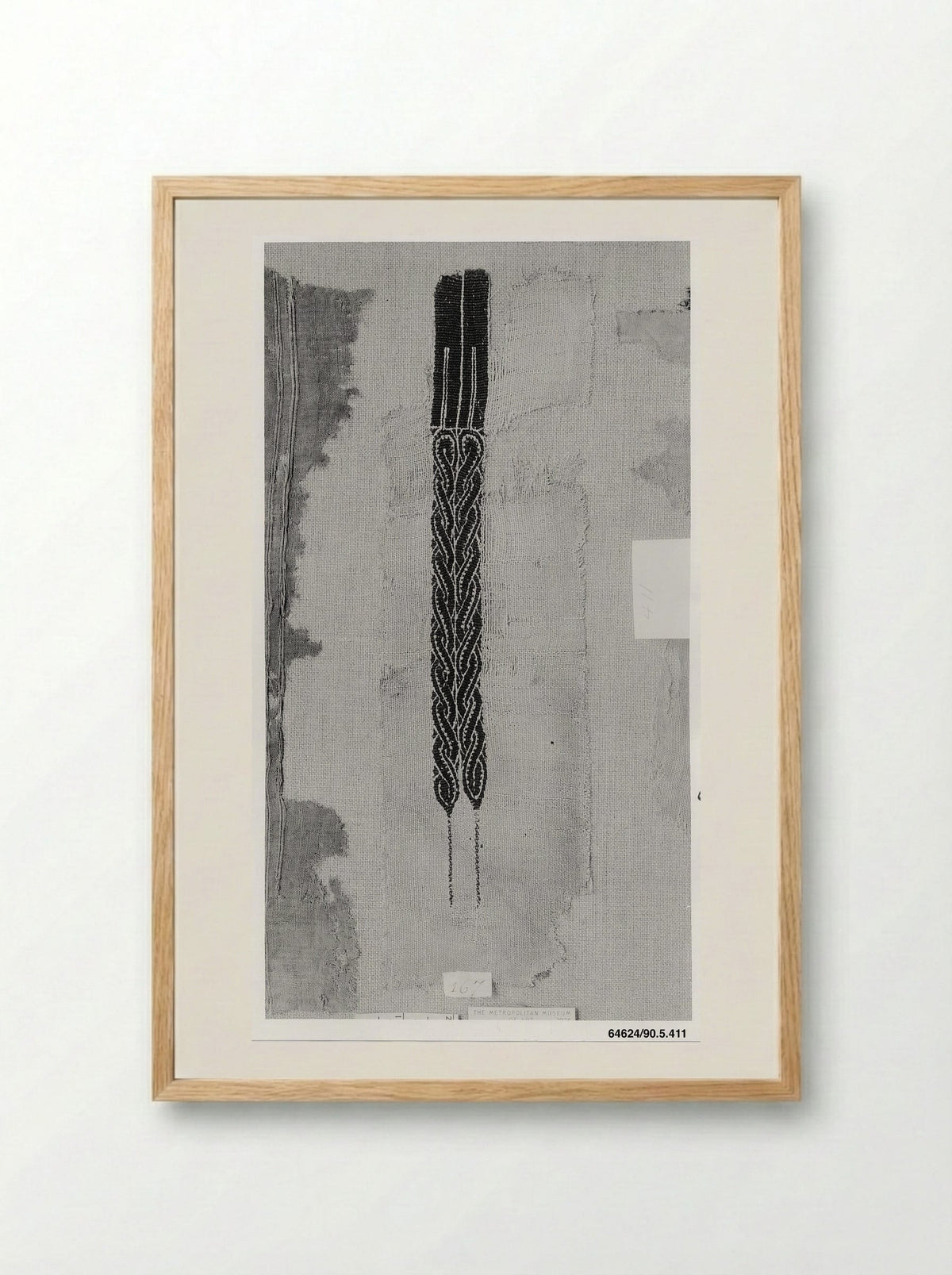 Fragment of Shoulder Band - Unknown Artist - Framed Print Wood
