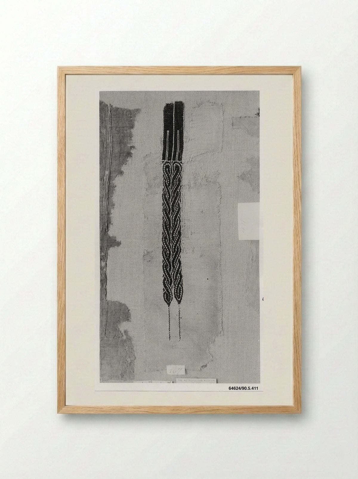 Fragment of Shoulder Band - Unknown Artist - Framed Print Wood