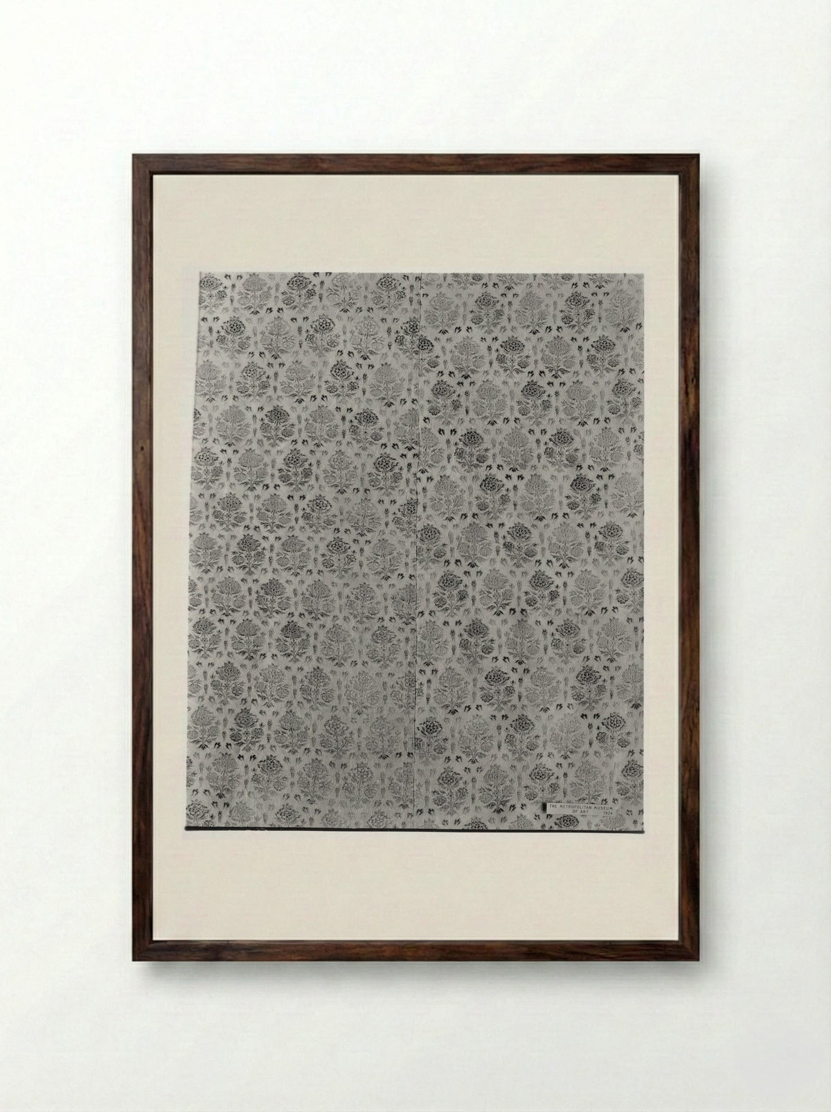 Fragment of a Cope - Fine Art Print - Framed Print Dark Wood