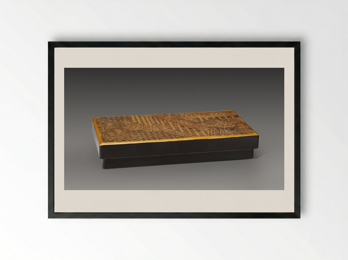 Fragment of a Cover - Unknown Artist - Framed Print Black