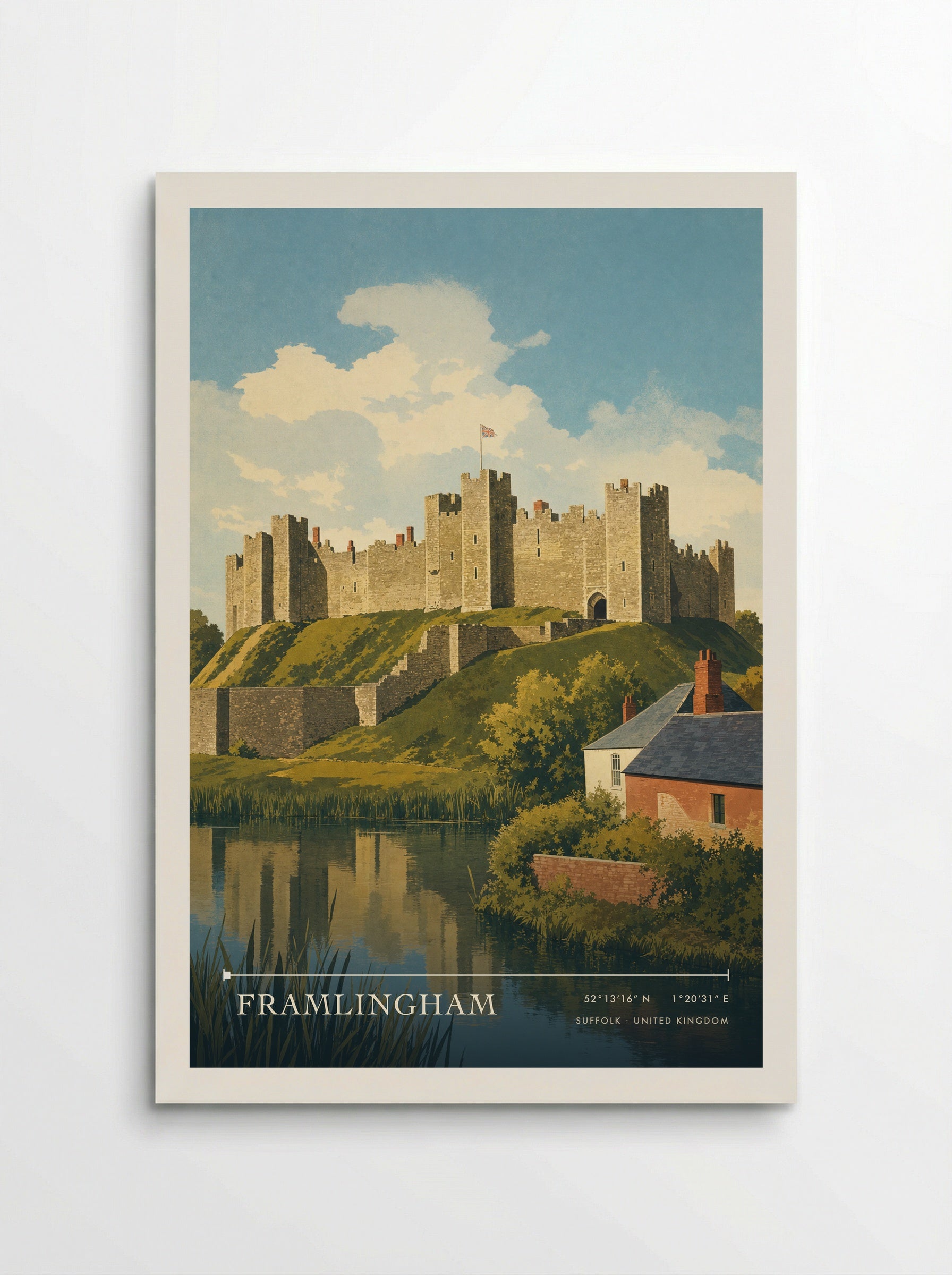 Framlingham Suffolk United Kingdom Travel Poster - Poster