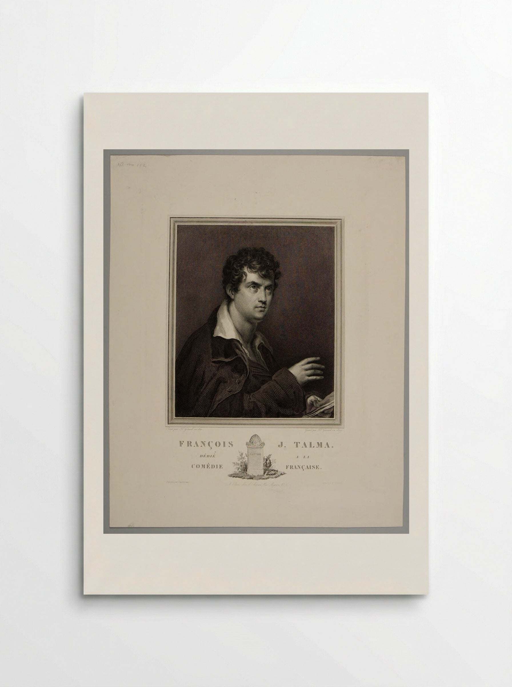 François-Joseph Talma - Alexis François Girard - Poster