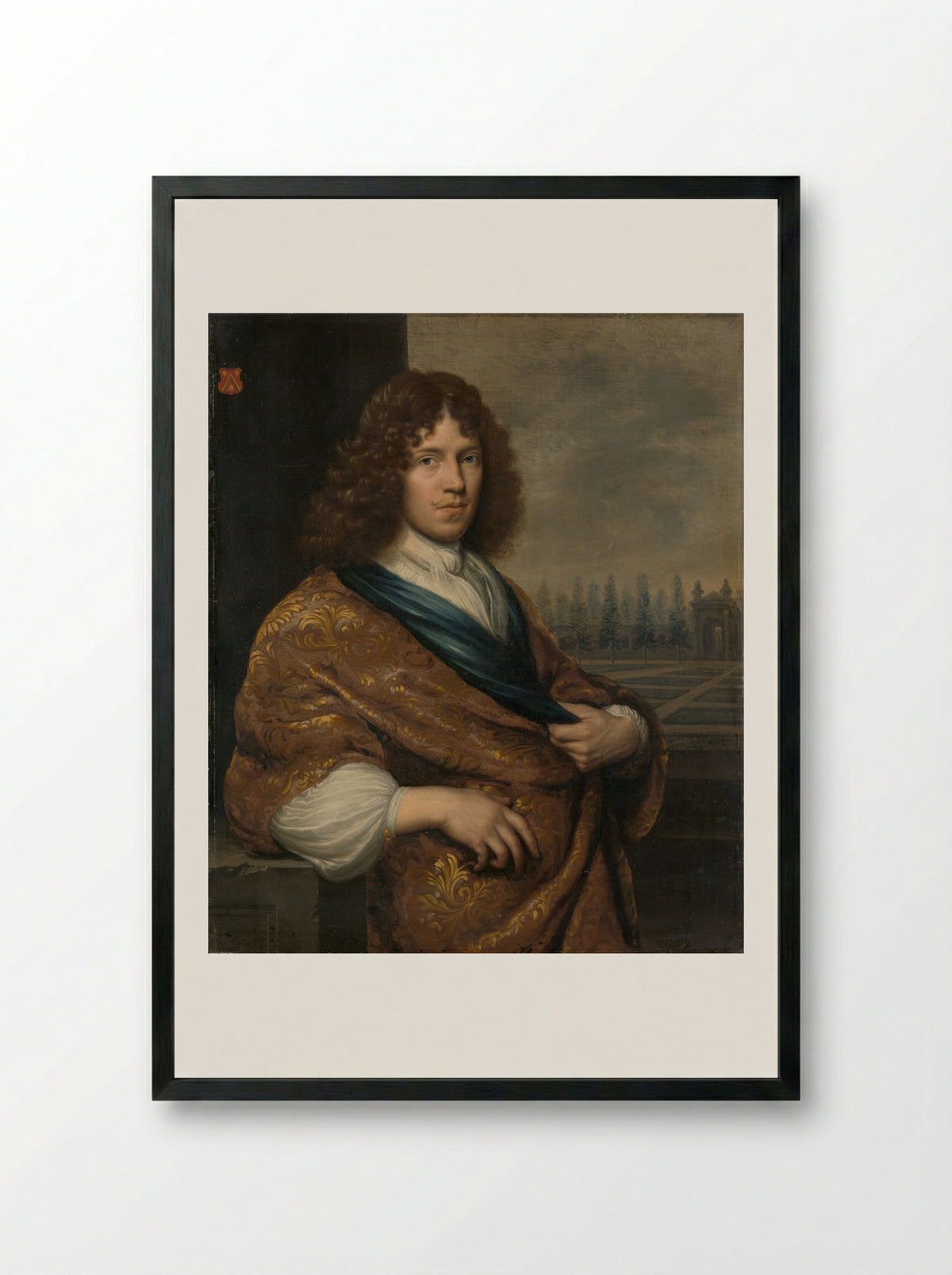 François Leidecker - Zacharias Blijhooft - Framed Print Black
