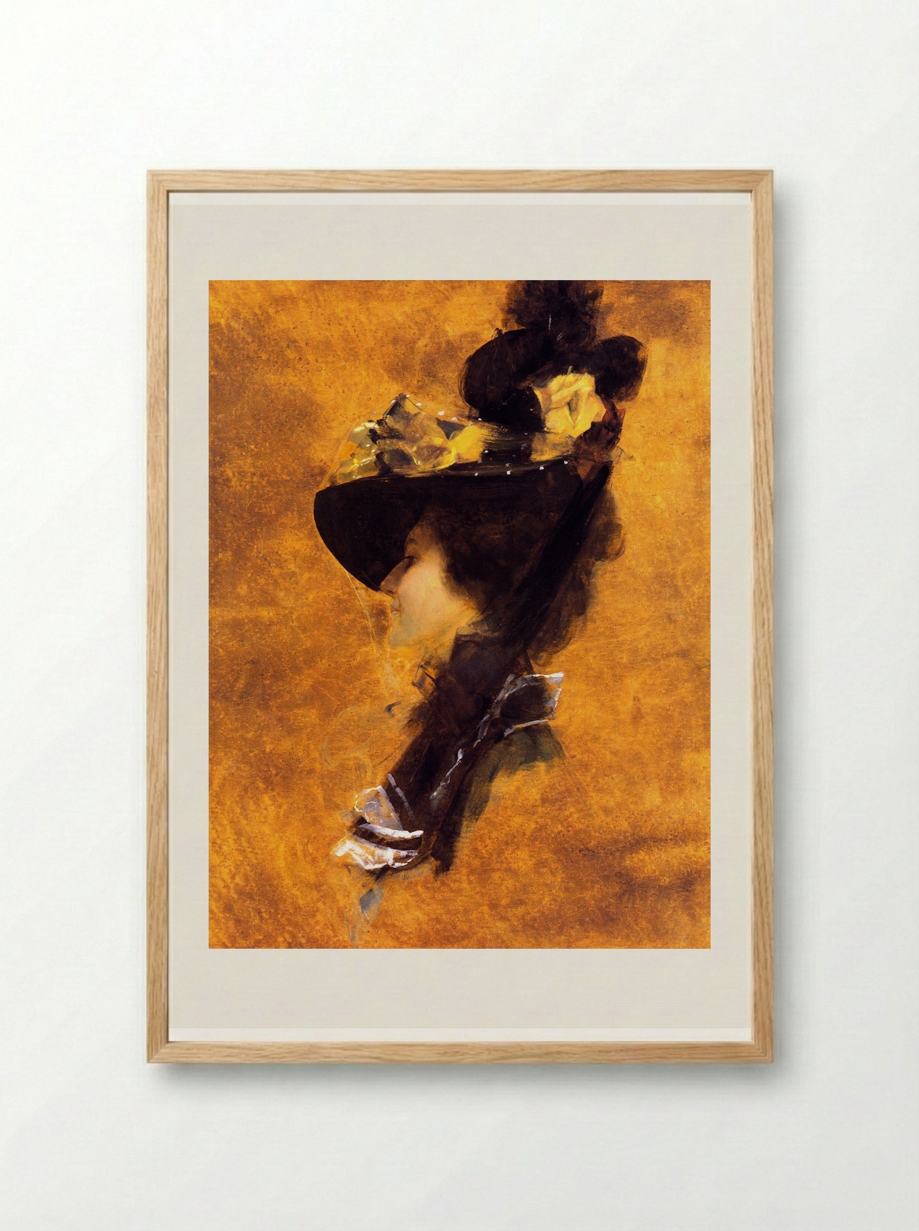 Frances Ross - Tom Roberts - Framed Print Wood