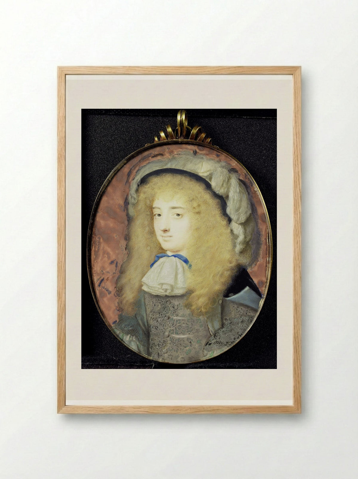 Frances Teresa Stuart, Duchess of Richmond and Lennox, in Travesty - Samuel Cooper - Framed Print Wood