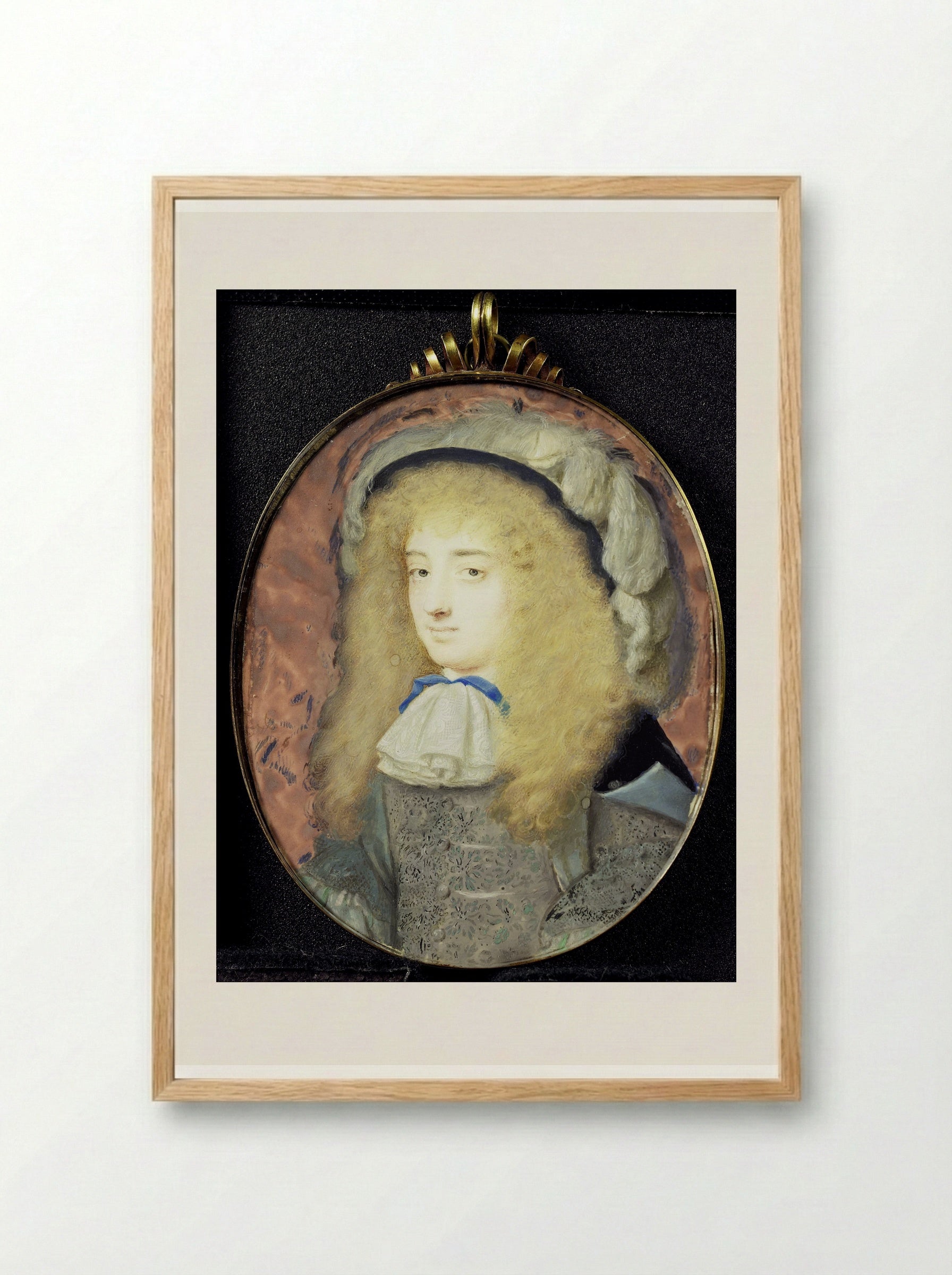 Frances Teresa Stuart, Duchess of Richmond and Lennox, in Travesty - Samuel Cooper - Framed Print Wood