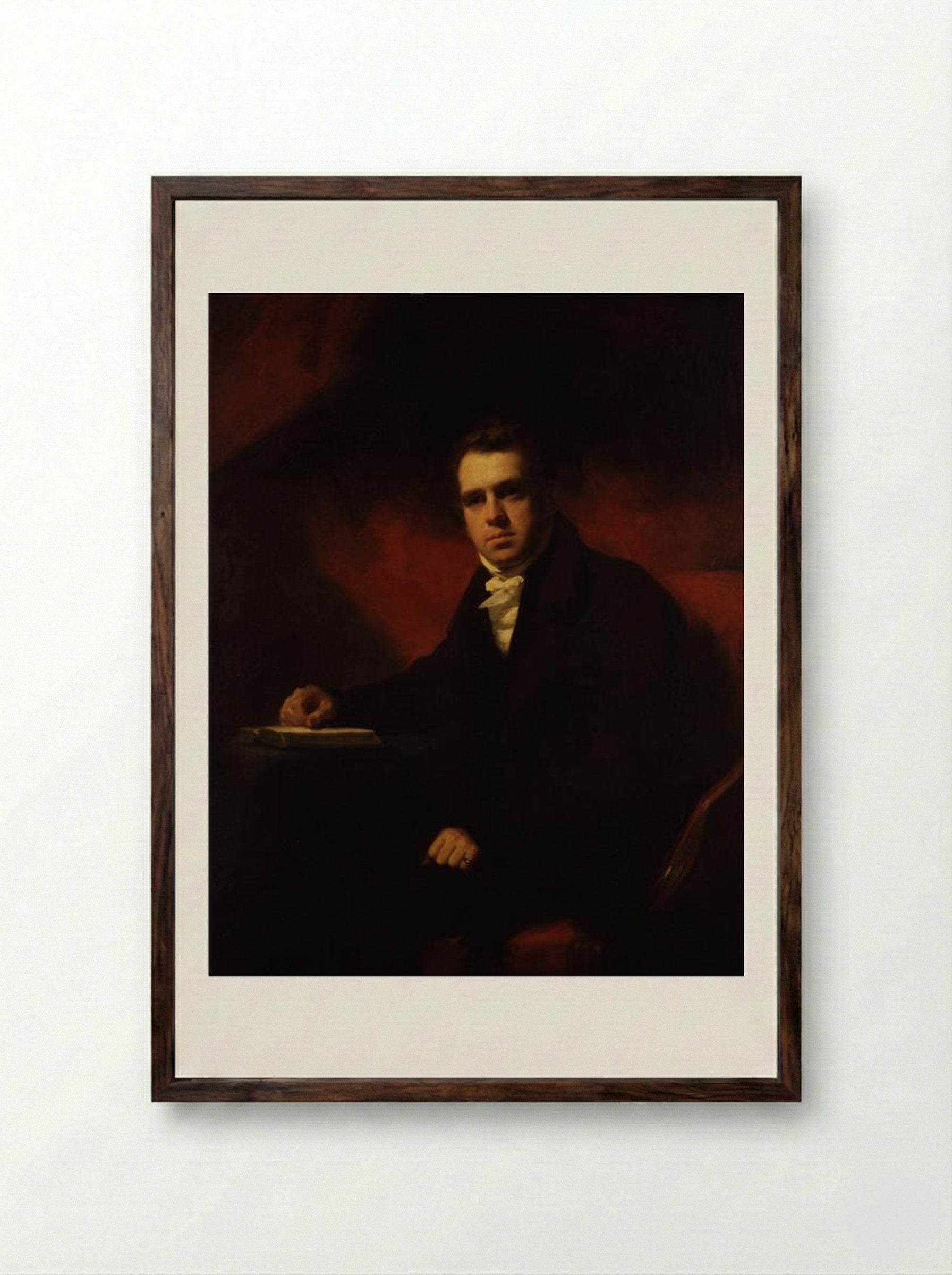 Francis Horner - Henry Raeburn - Framed Print Dark Wood
