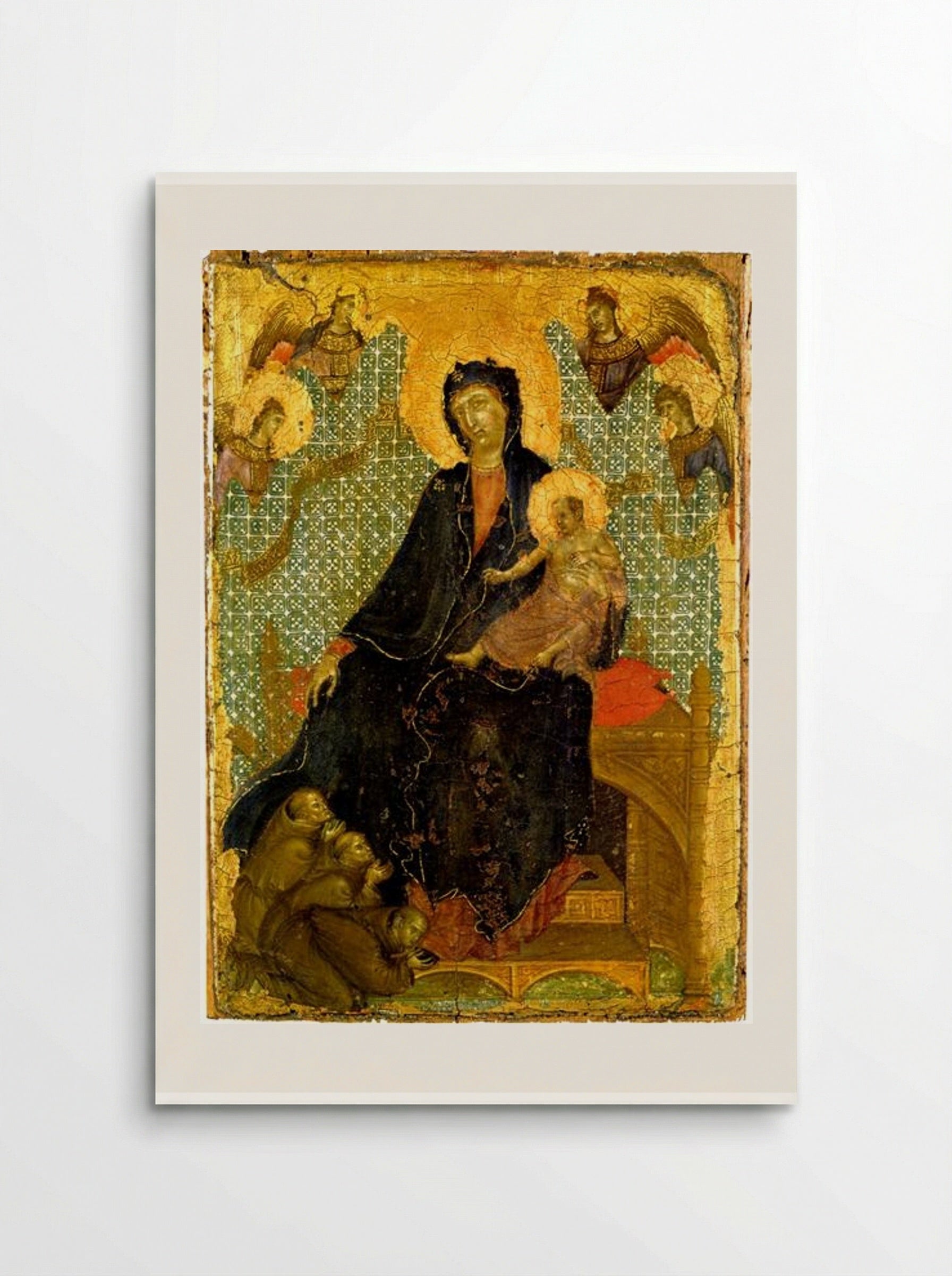 Franciscan Madonna - Duccio di Buoninsegna - Poster