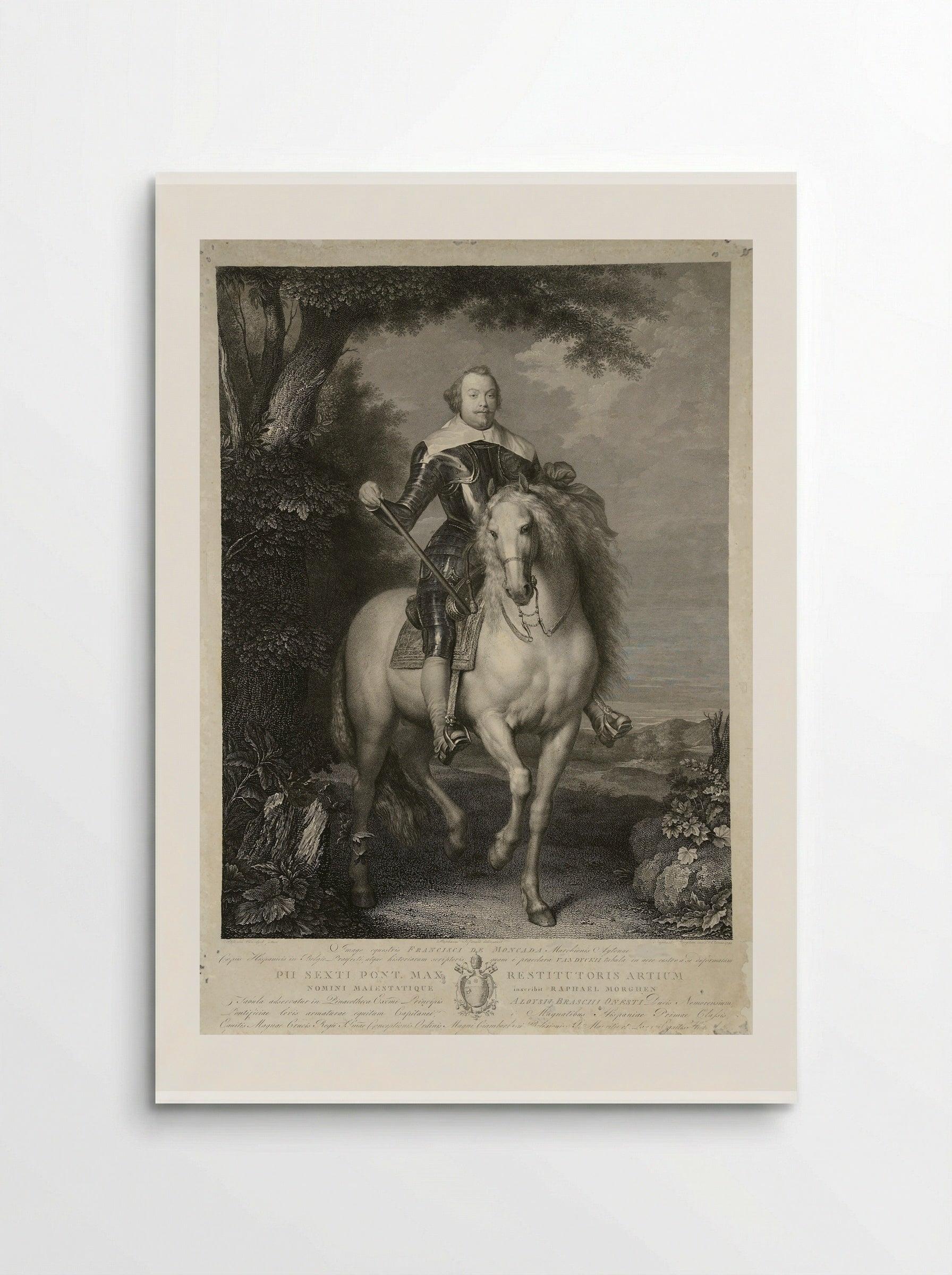 Francisco de Moncada - Raphael Morghen - Poster