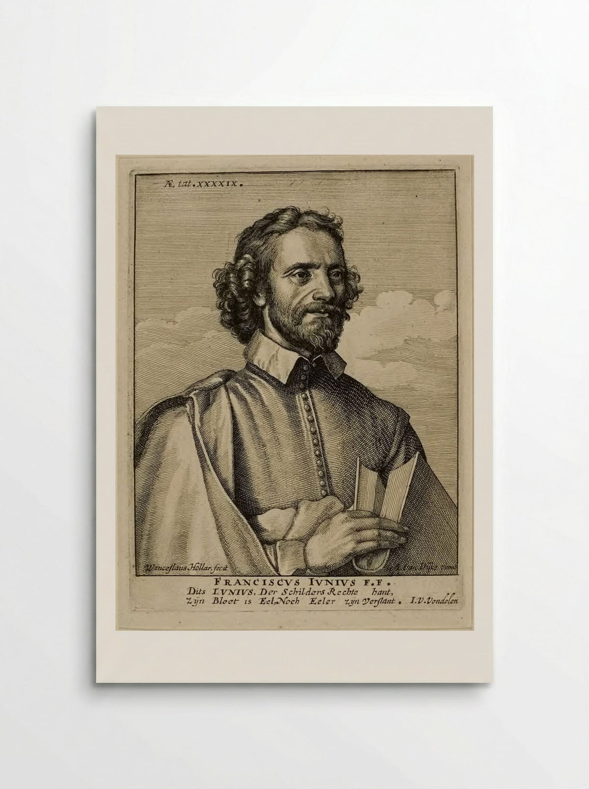 Franciscus Junius the Younger - Wenceslaus Hollar - Poster