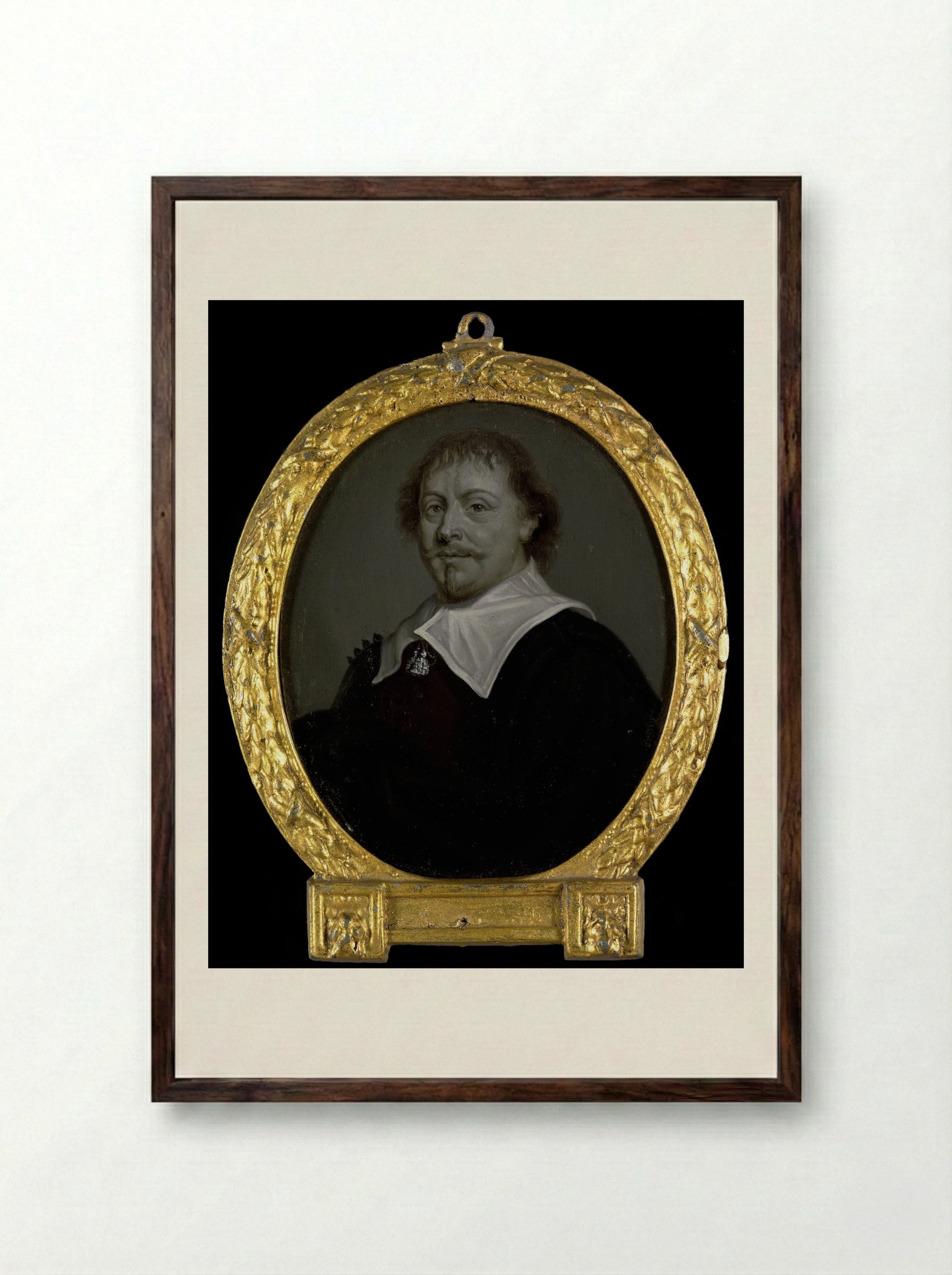 Franciscus Planté (1613-90), Predikant te Zevenbergen en in Brazilië - Arnoud van Halen - Framed Print Dark Wood