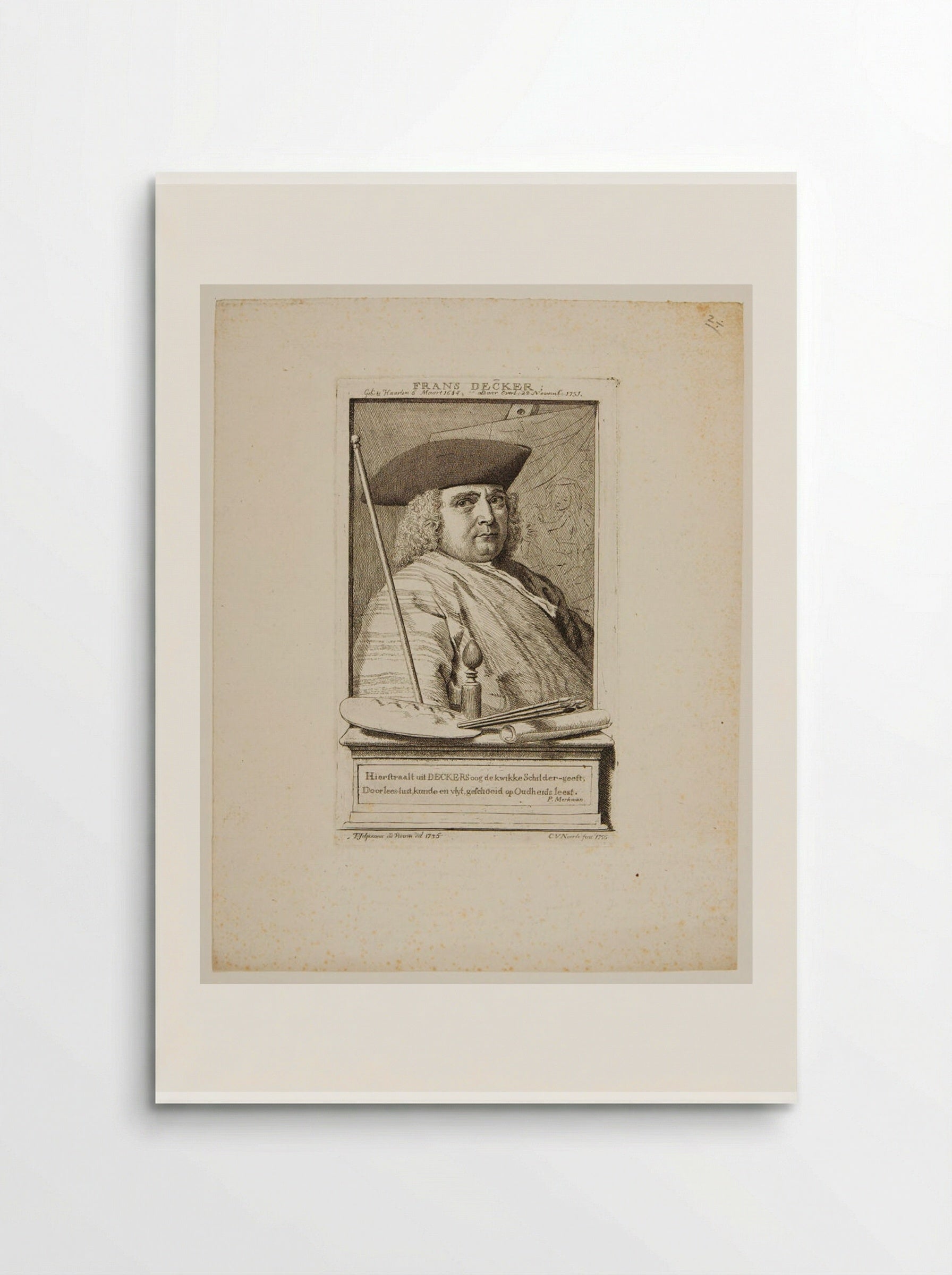 Frans Decker - Cornelis van Noorde - Poster