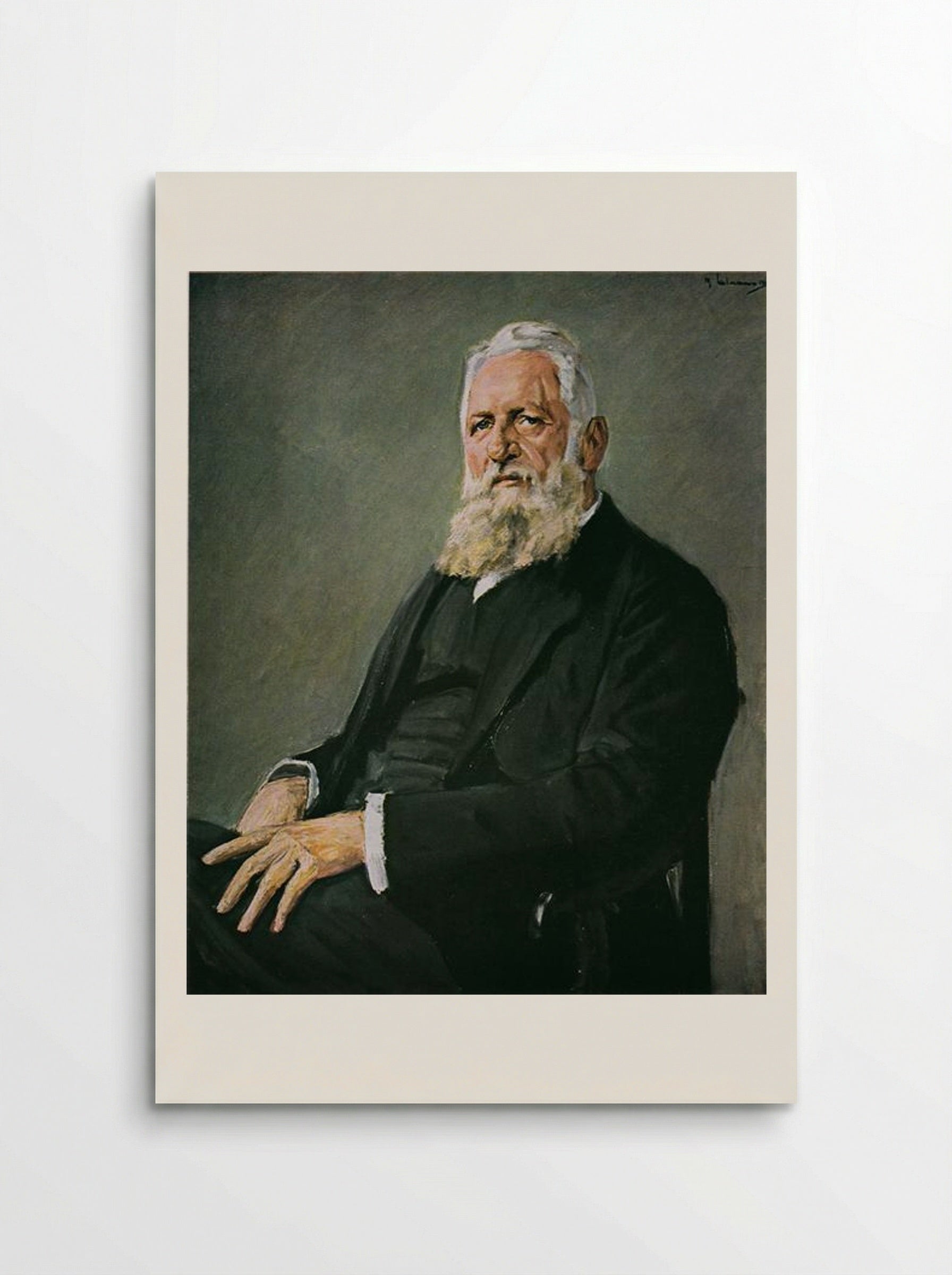 Franz Adickes - Max Liebermann - Poster