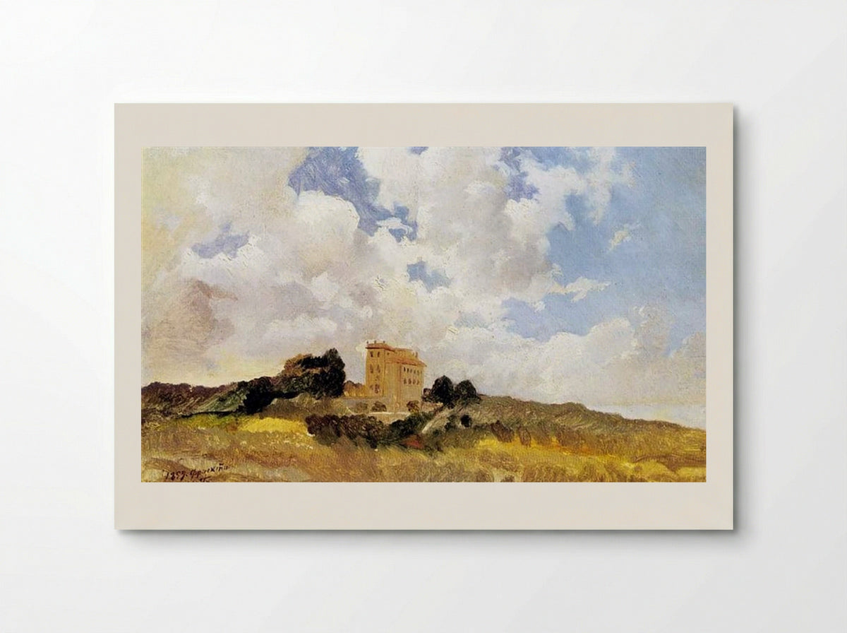 Frascati Clouds - Nikolai Ge - Poster