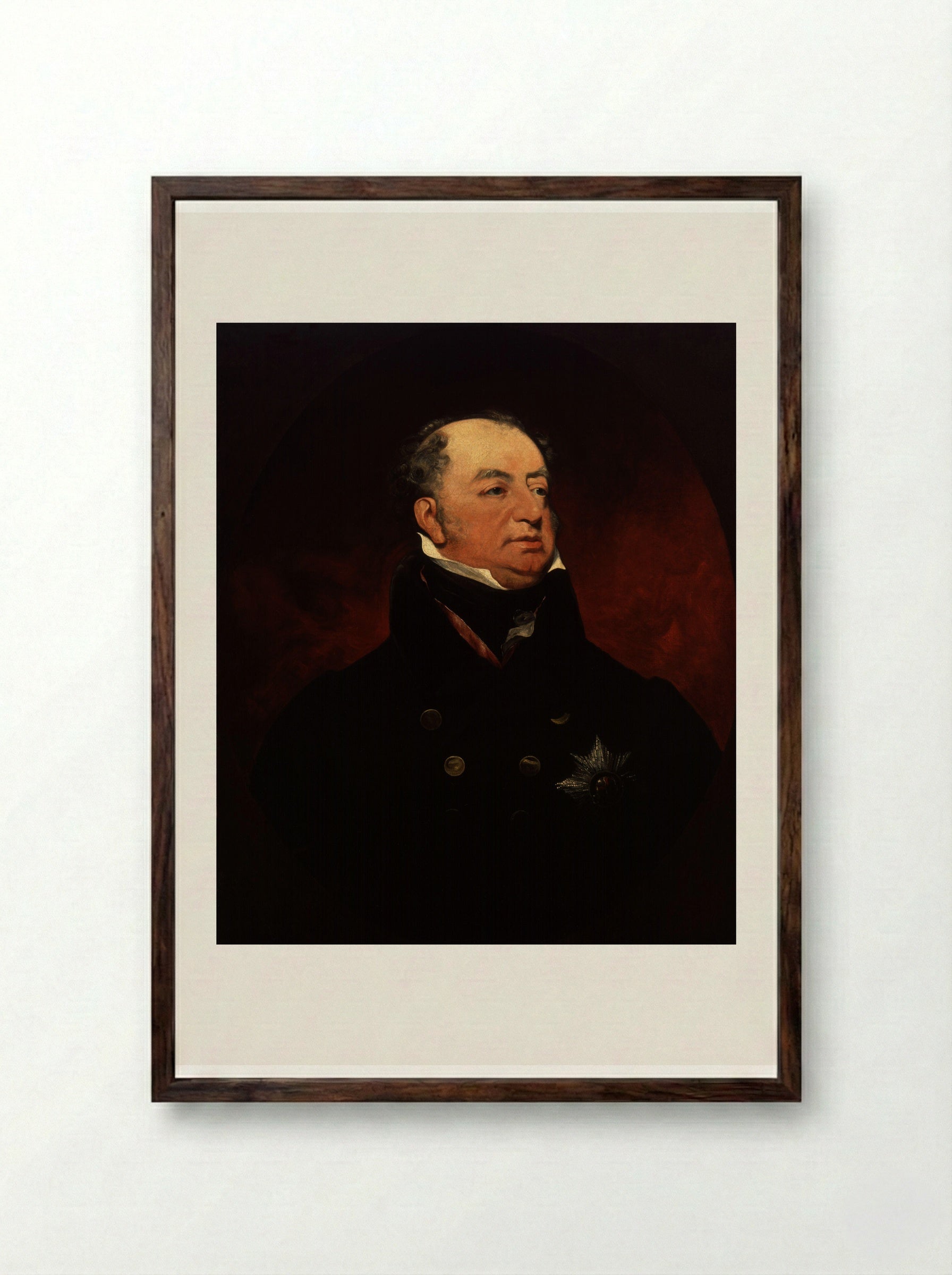 Frederick, Duke of York and Albany - John Jackson - Framed Print Dark Wood