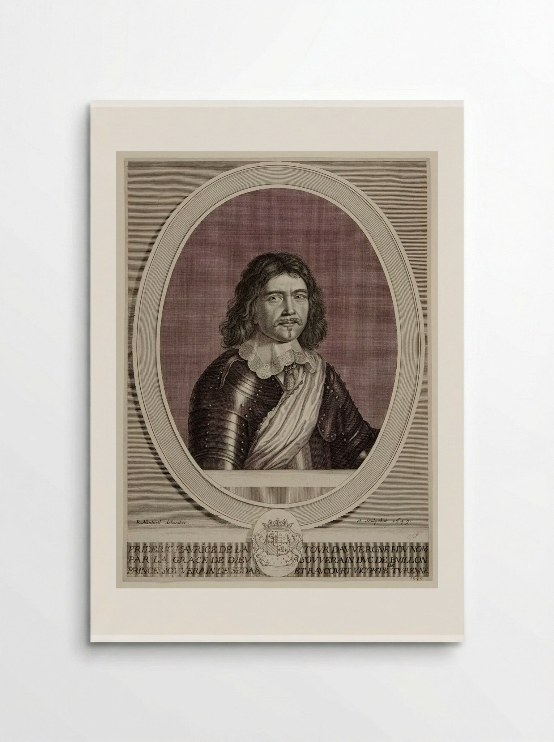 Frederick Maurice de la Tour, duc de Bouillon - Robert Nanteuil - Poster
