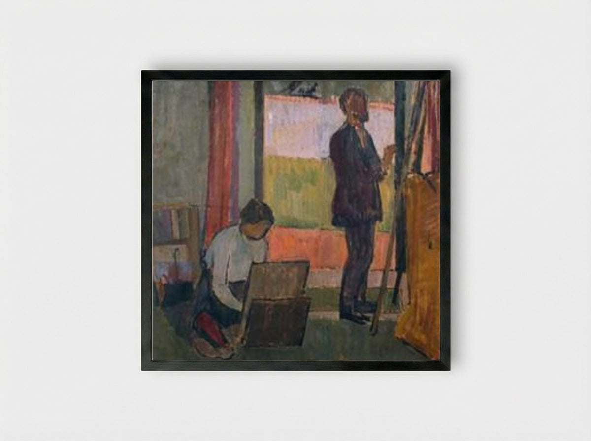Frederick and Jessie Etchells Painting - Vanessa Bell - Framed Print Black